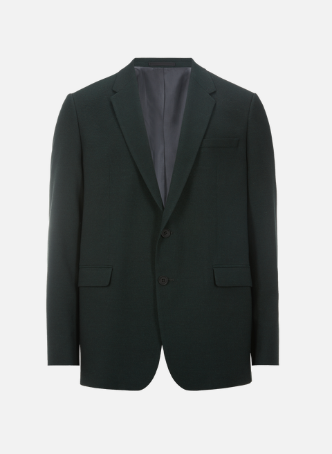 Green wool suit jacket SEASON 1865 