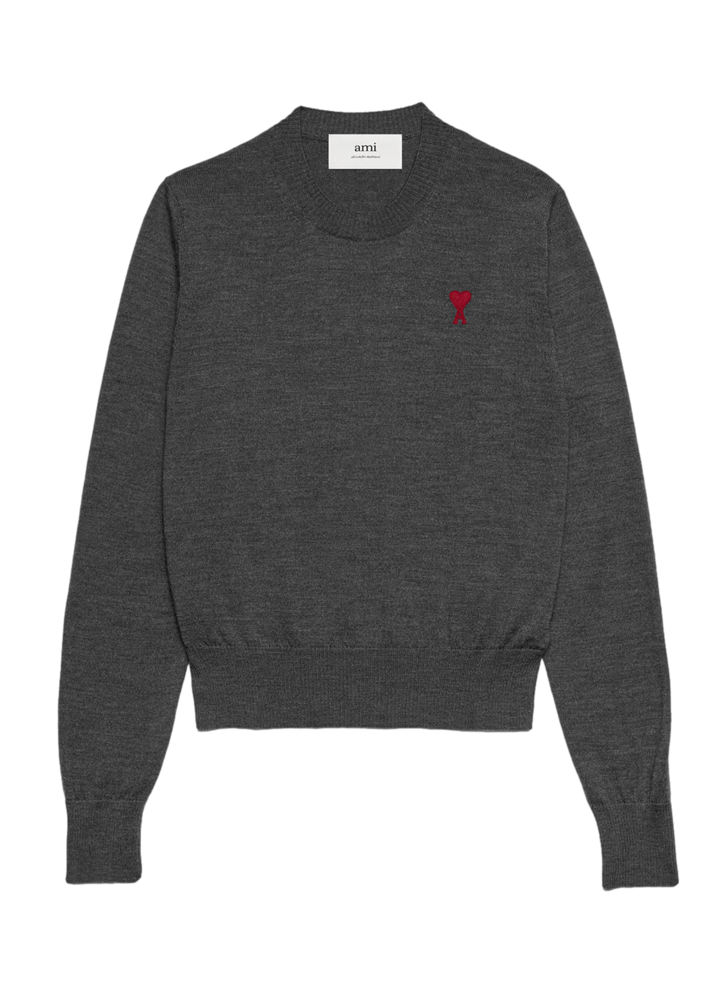 PULL AMI DE COEUR ROUGE AMI PARIS pour FEMME