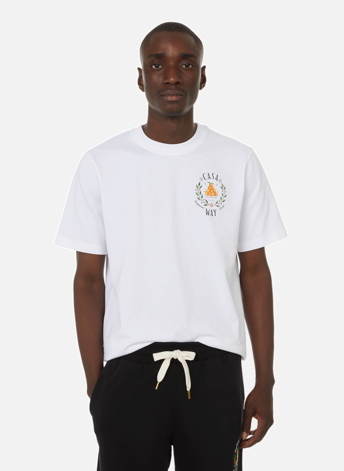 Bedrucktes T-Shirt aus Baumwolle CASABLANCA PARIS