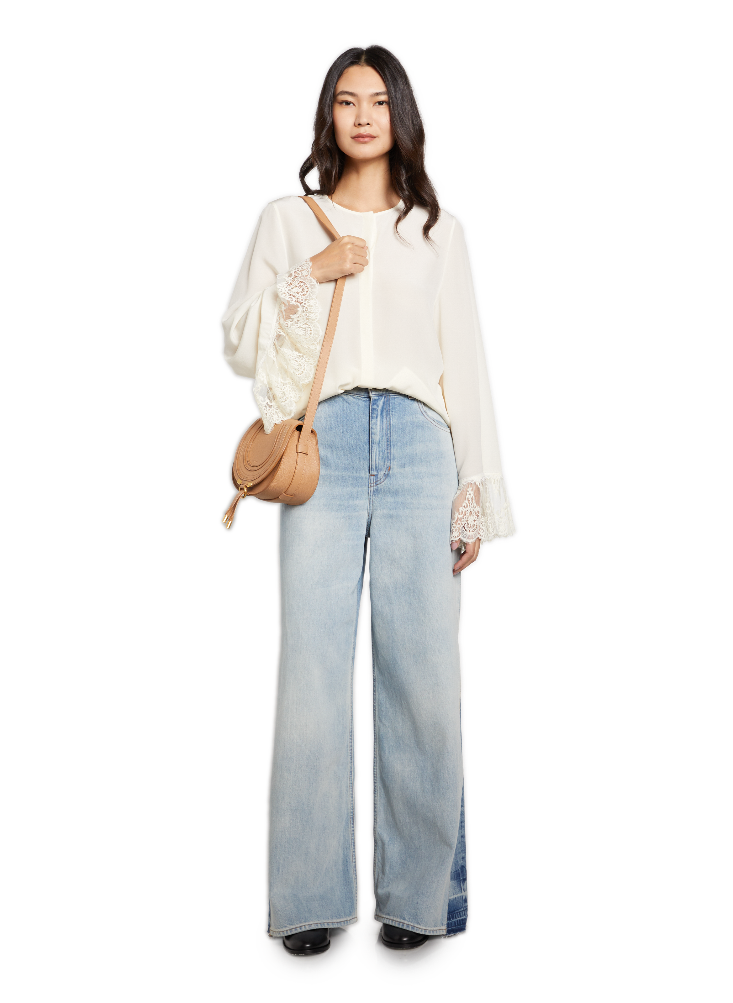 Silk blouse CHLOÉ Beige