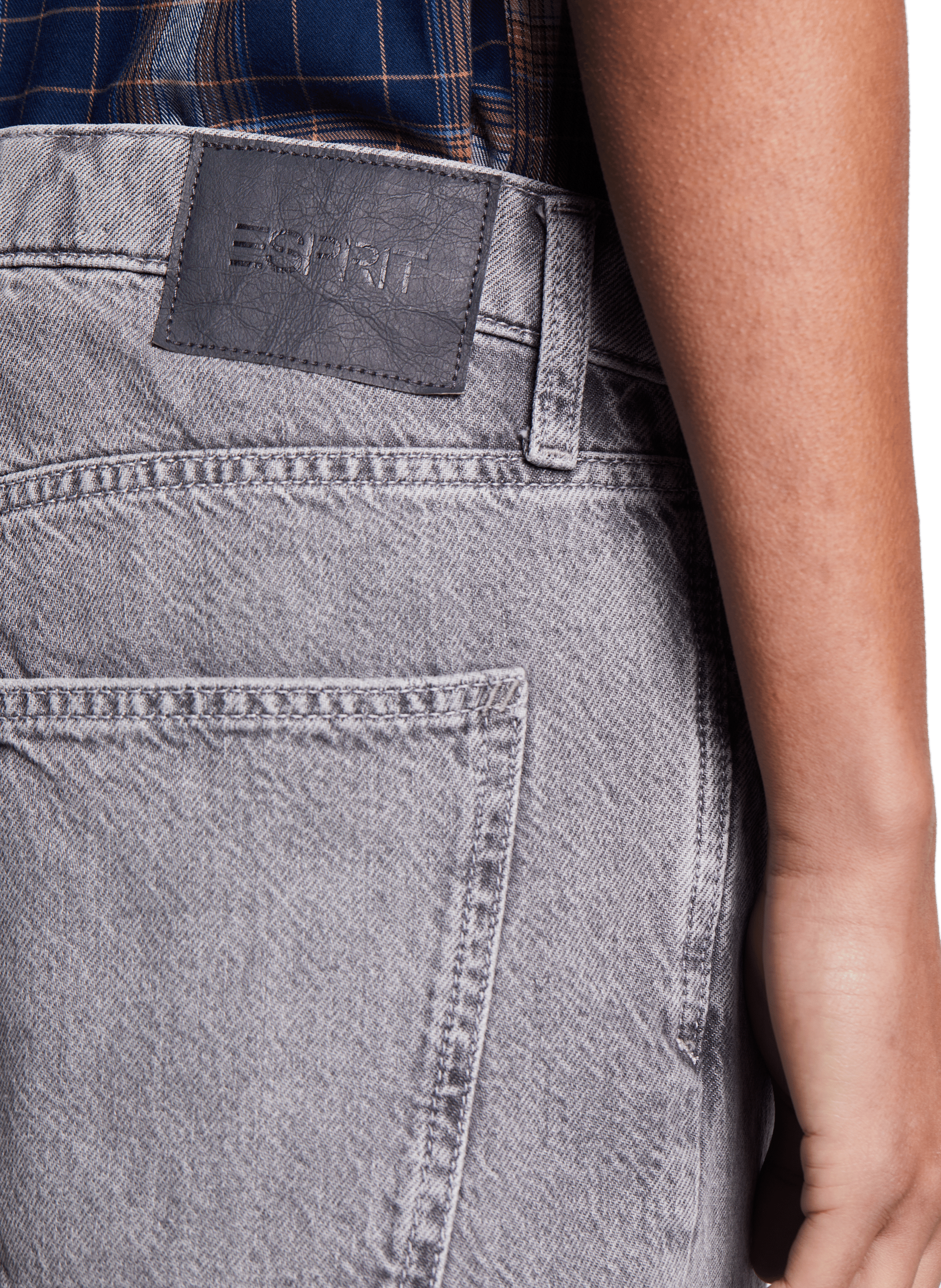 Kurze Baumwollhose ESPRIT Grau