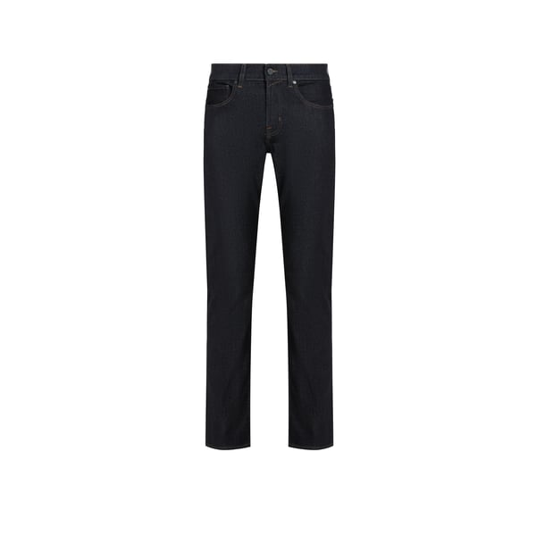 7 For All Mankind The Straight Luxe Performance Jeans In Black