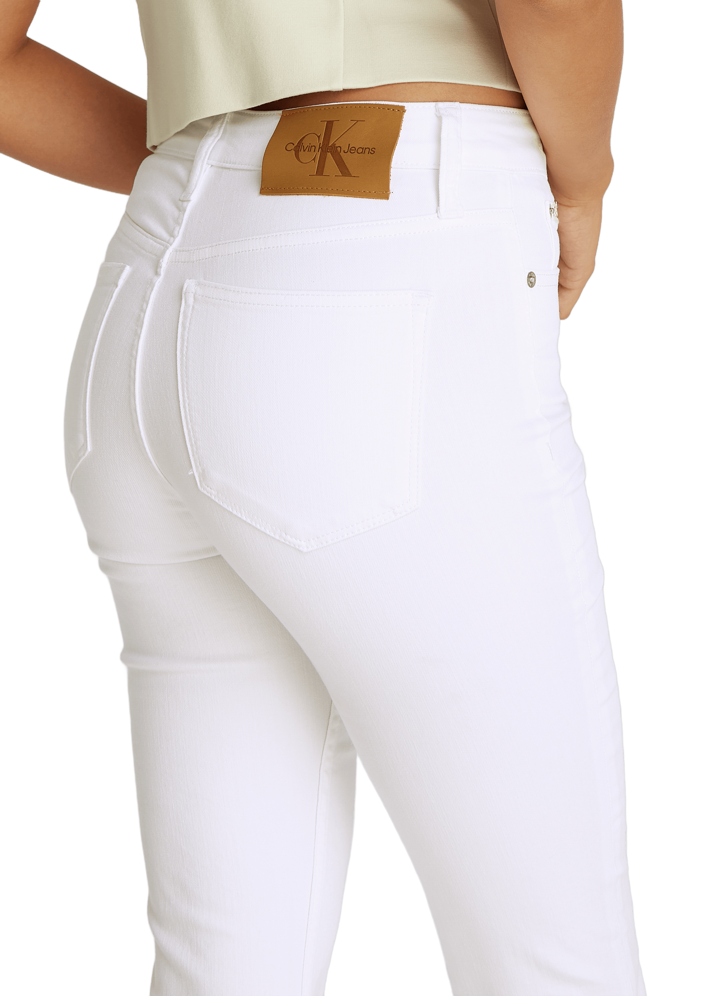 Flared Jeans CALVIN KLEIN White