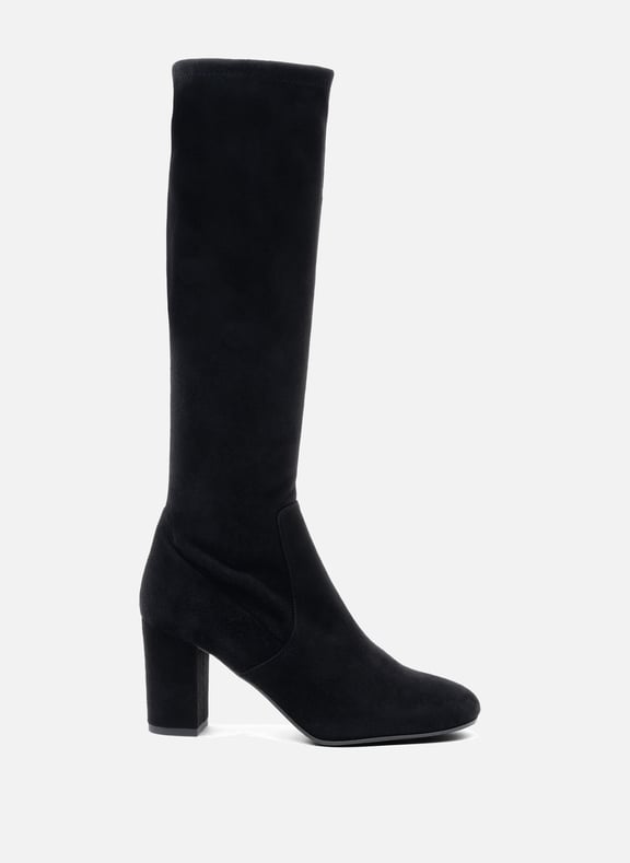 Bottes roxana en velours stretch Noir by PARALLELE PARALLELE Bottes roxana en velours stretch Noir