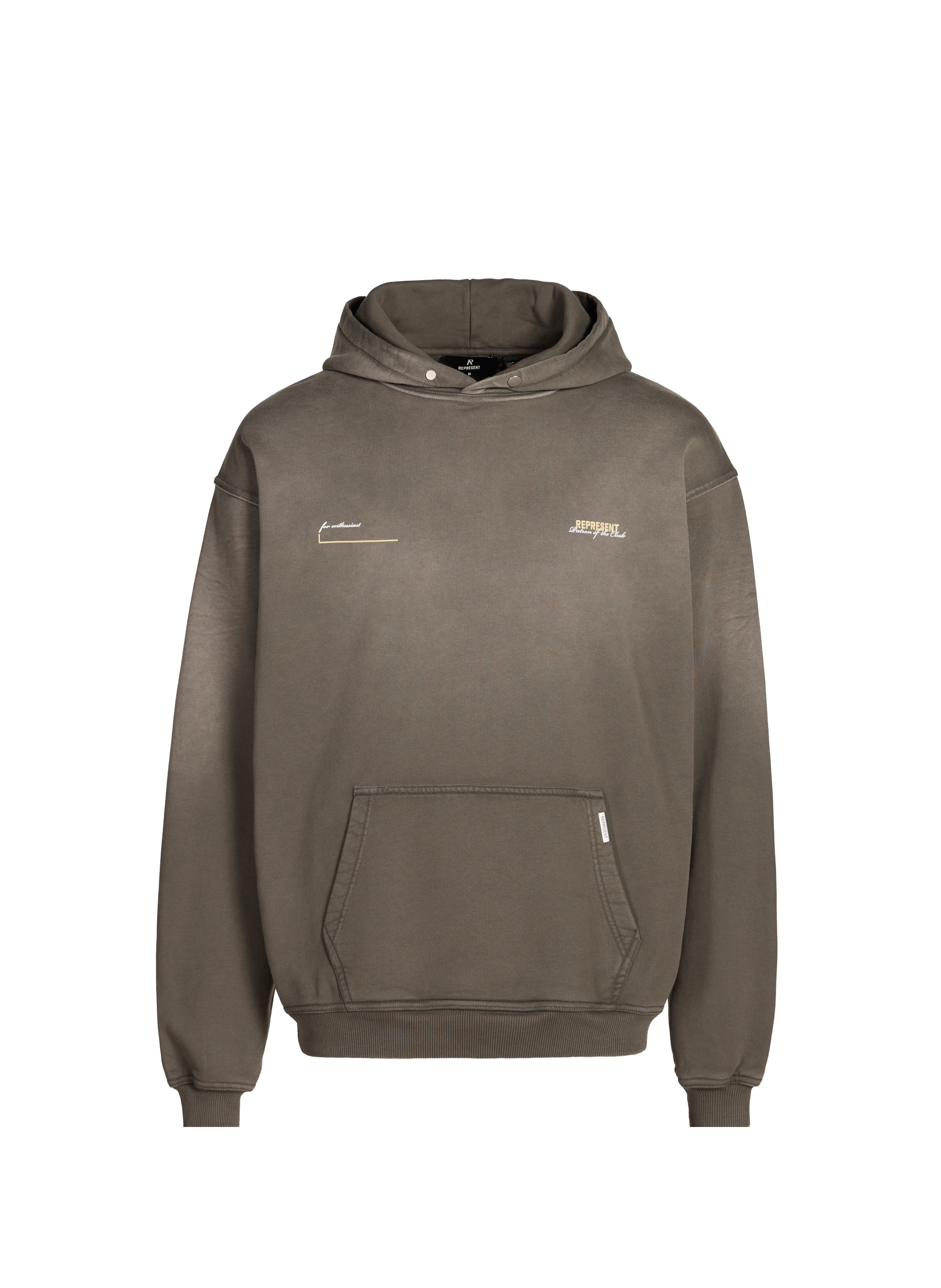 Cotton hooded sweatshirt REPRESENT Green