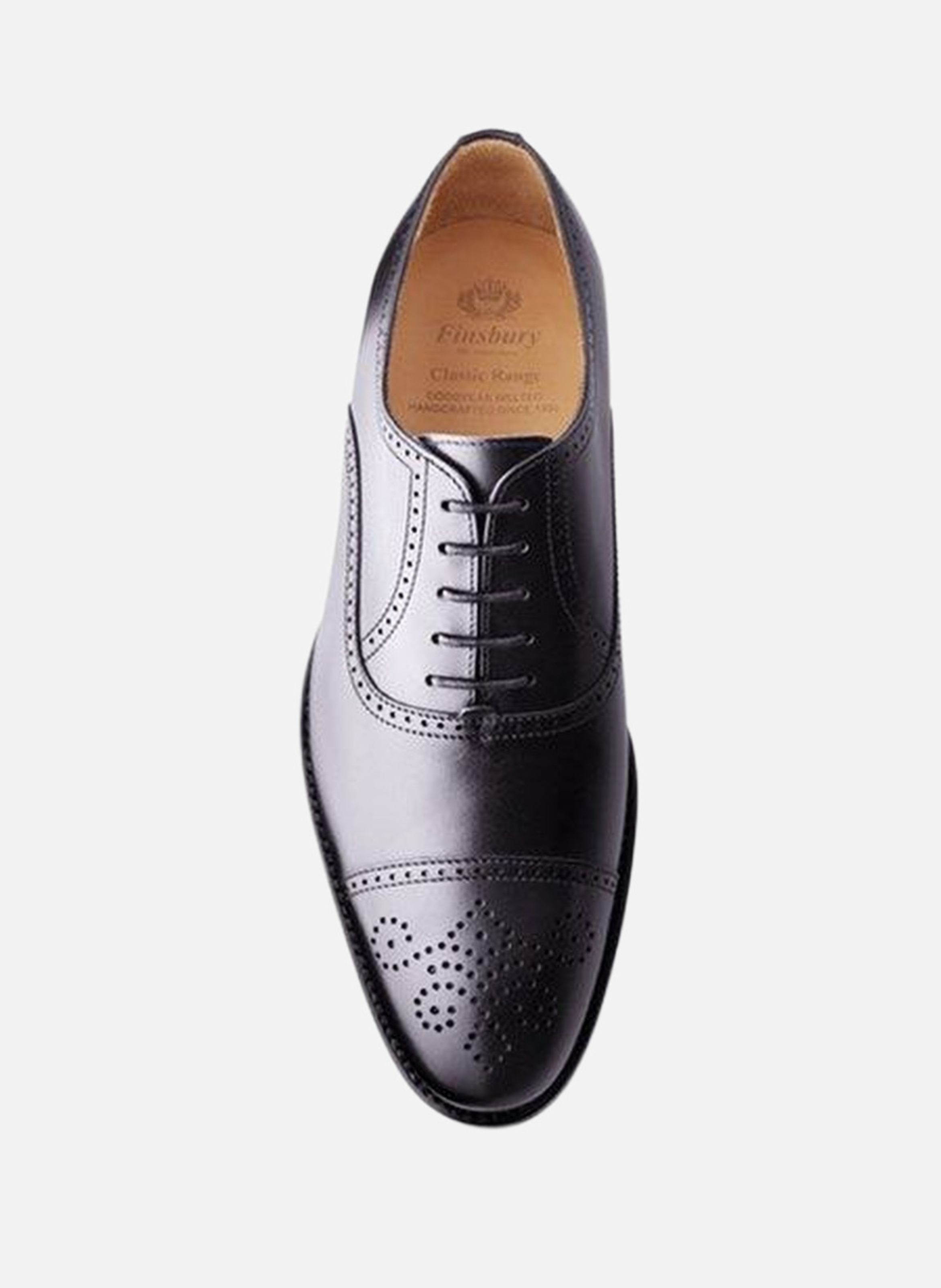 Richelieu cuir diplomat FINSBURY Noir