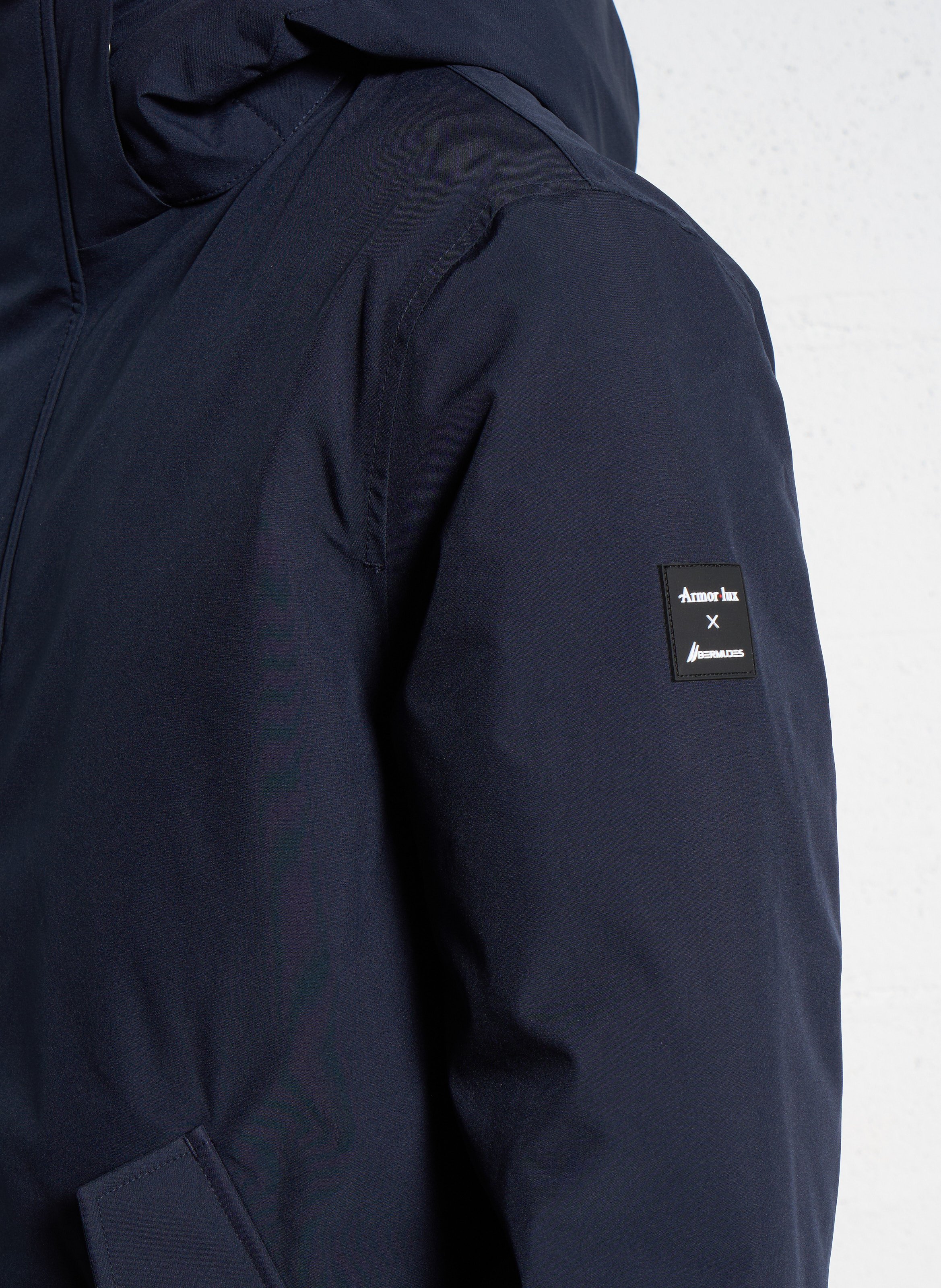 Parka imperméable col montant ARMOR-LUX Bleu