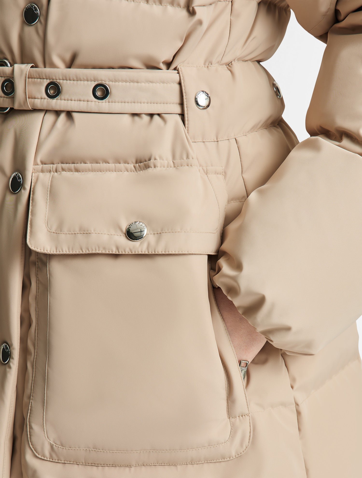 Manteau vlavi col tailleur FUSALP Blanc