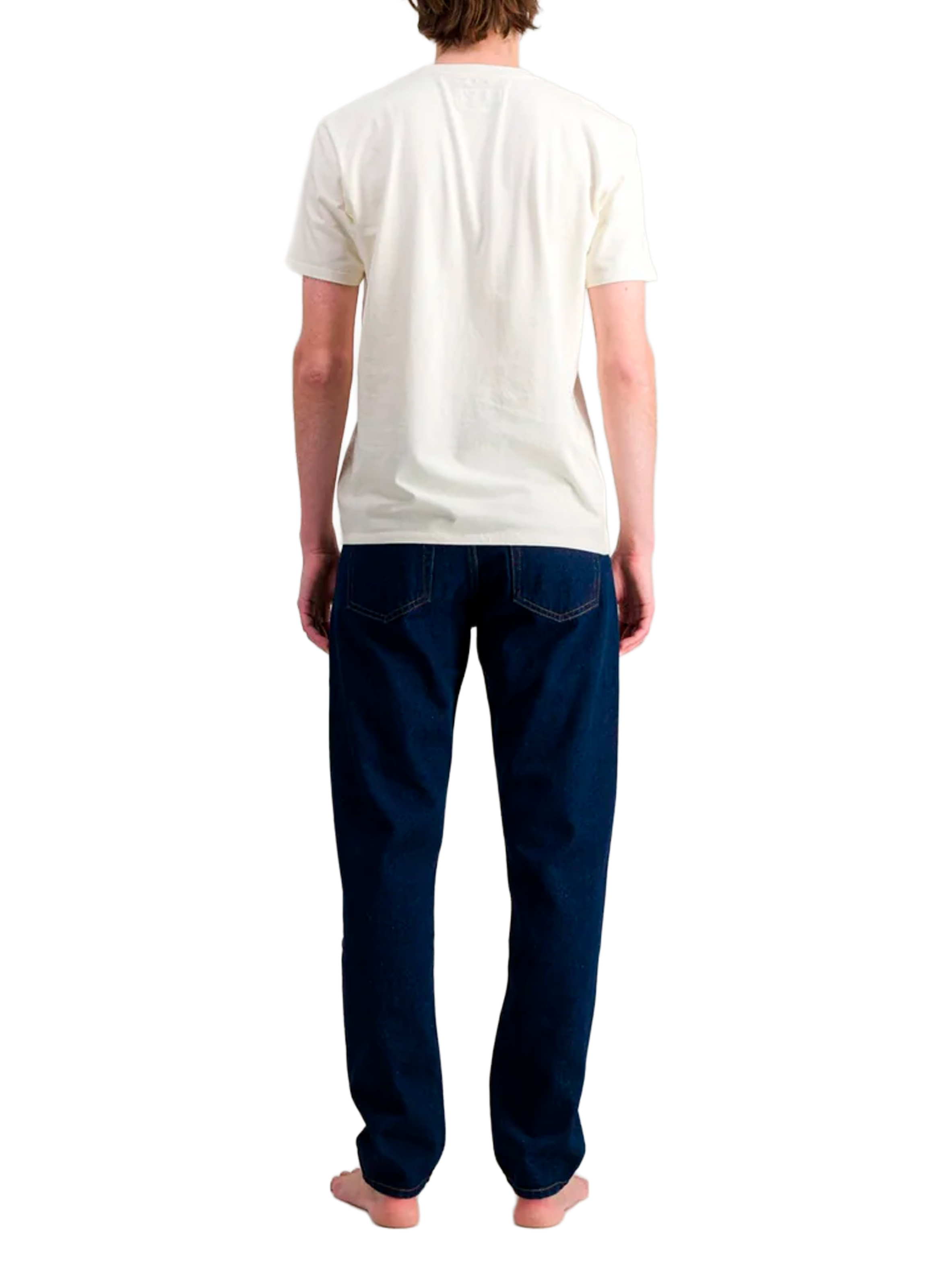 Jean droit en coton ATELIERS DE NIMES Bleu