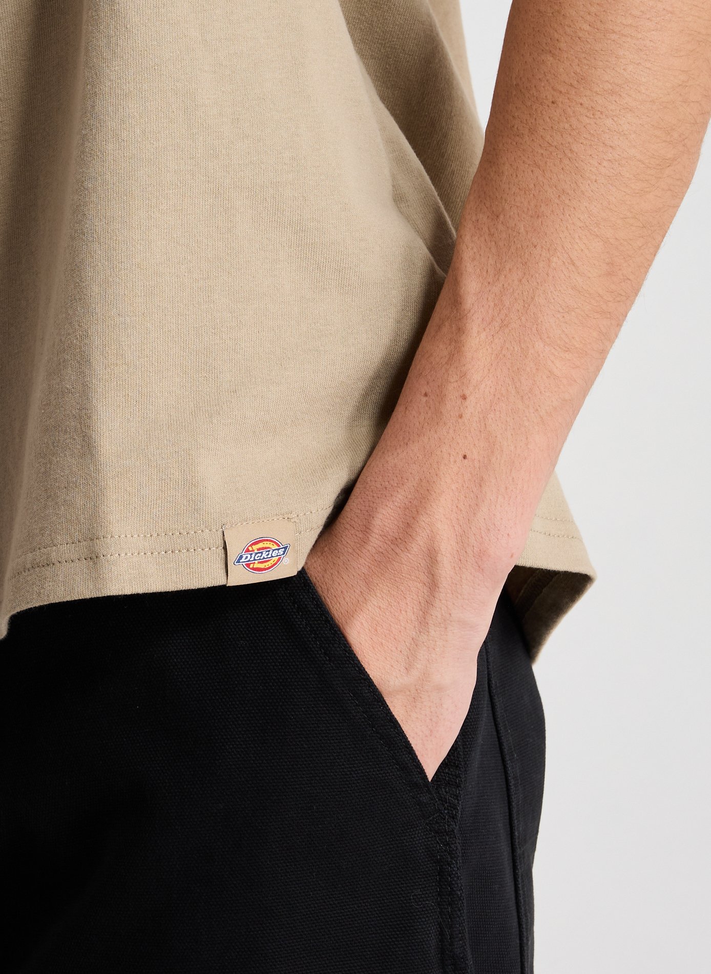 Classic Cotton T-Shirt DICKIES Beige