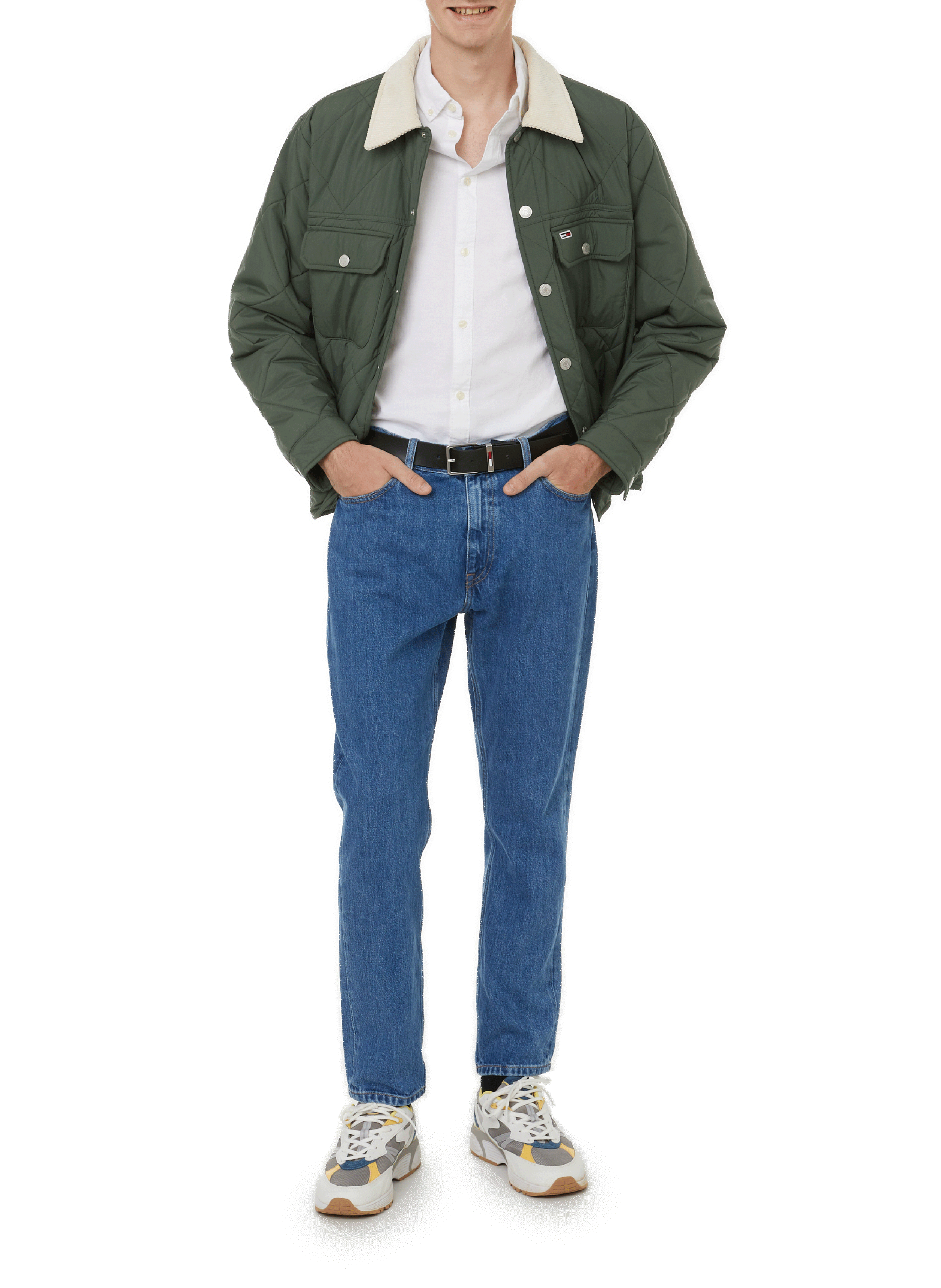 Slim-fit organic cotton shirt TOMMY HILFIGER White