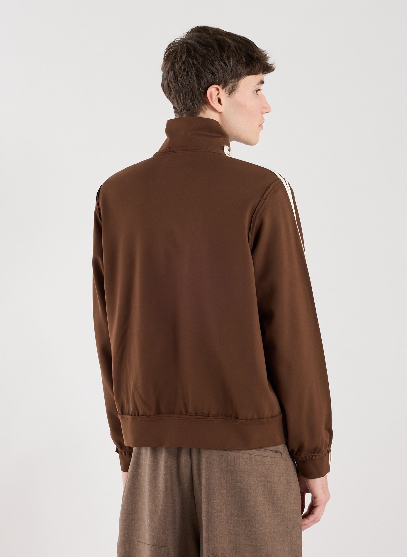 High-neck safety jacket CAMIEL FORTGENS Brown