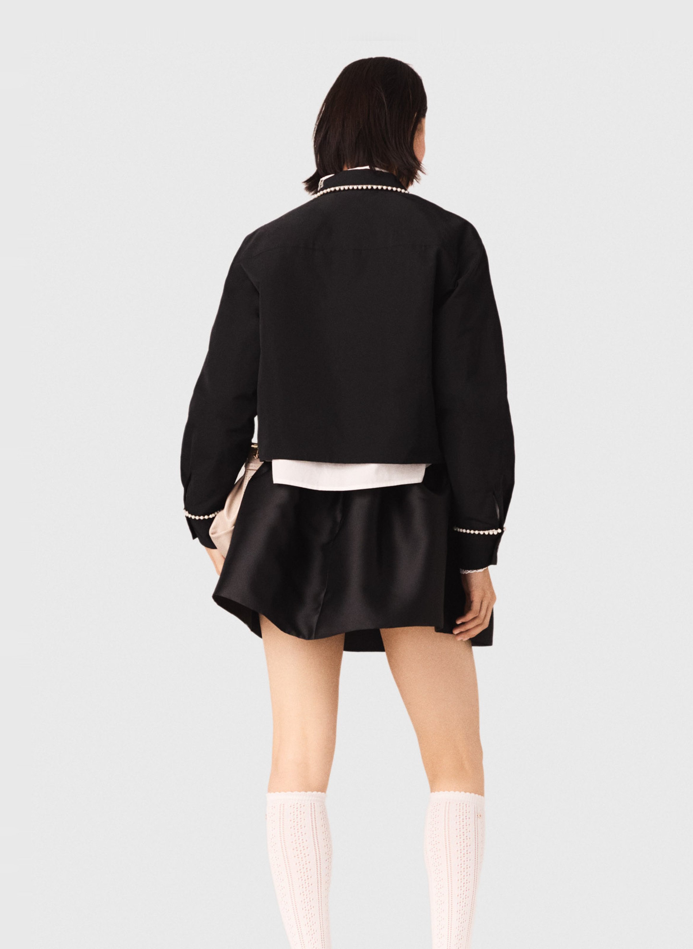 Chemise col classique MAJE Noir