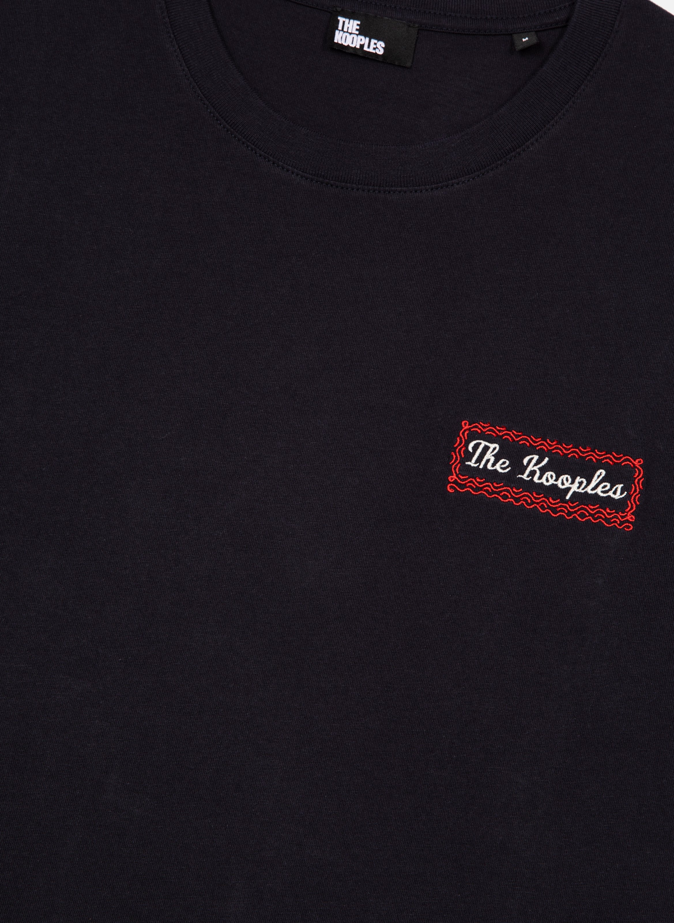 T-shirt avec sérigraphie via prony THE KOOPLES Bleu