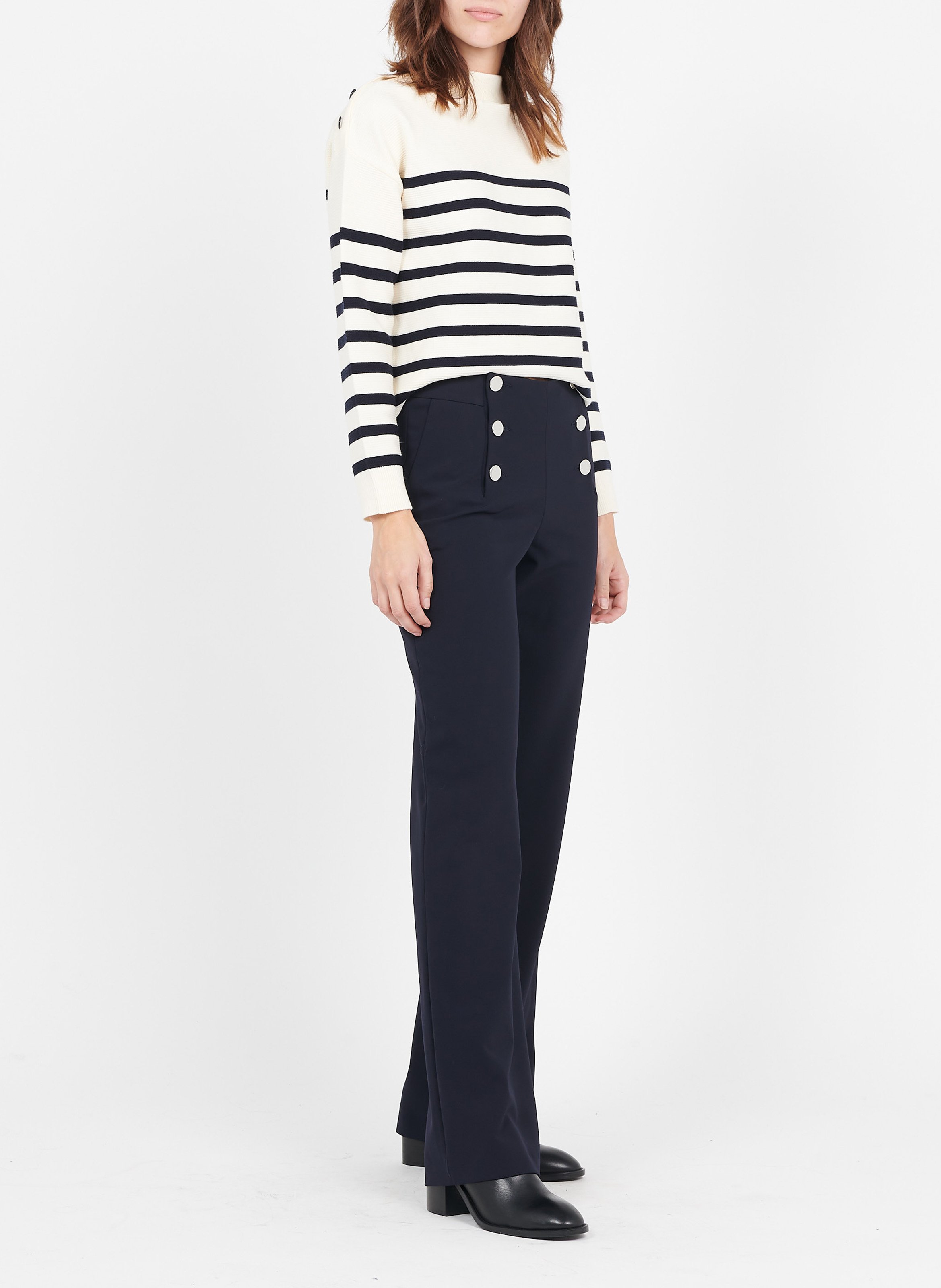 Pantalon droit hubert MAISON 123 Bleu