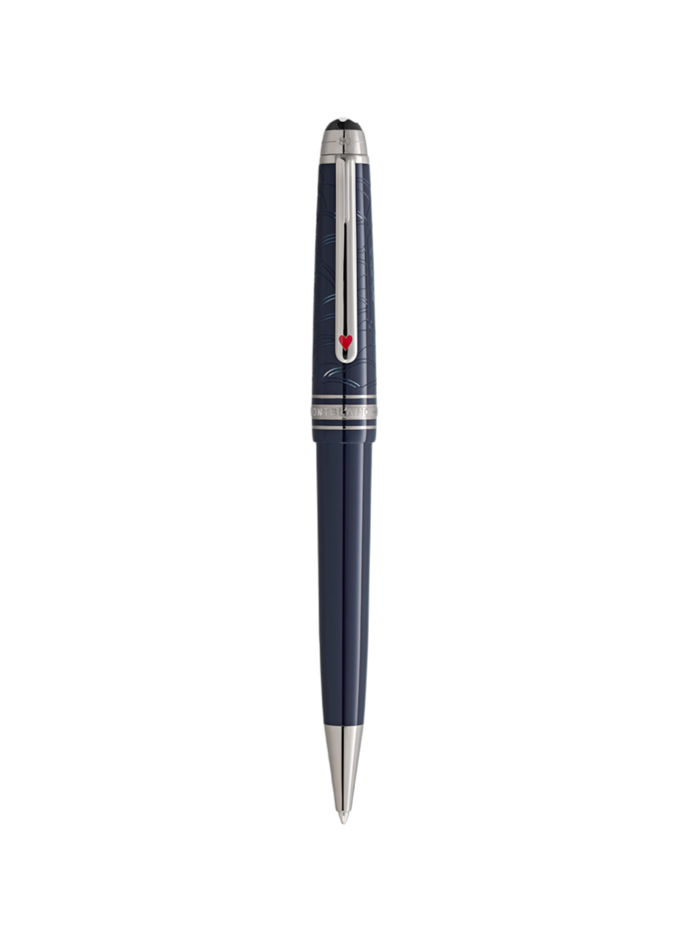 Luxurious resin ballpoint pen MONTBLANC Blue