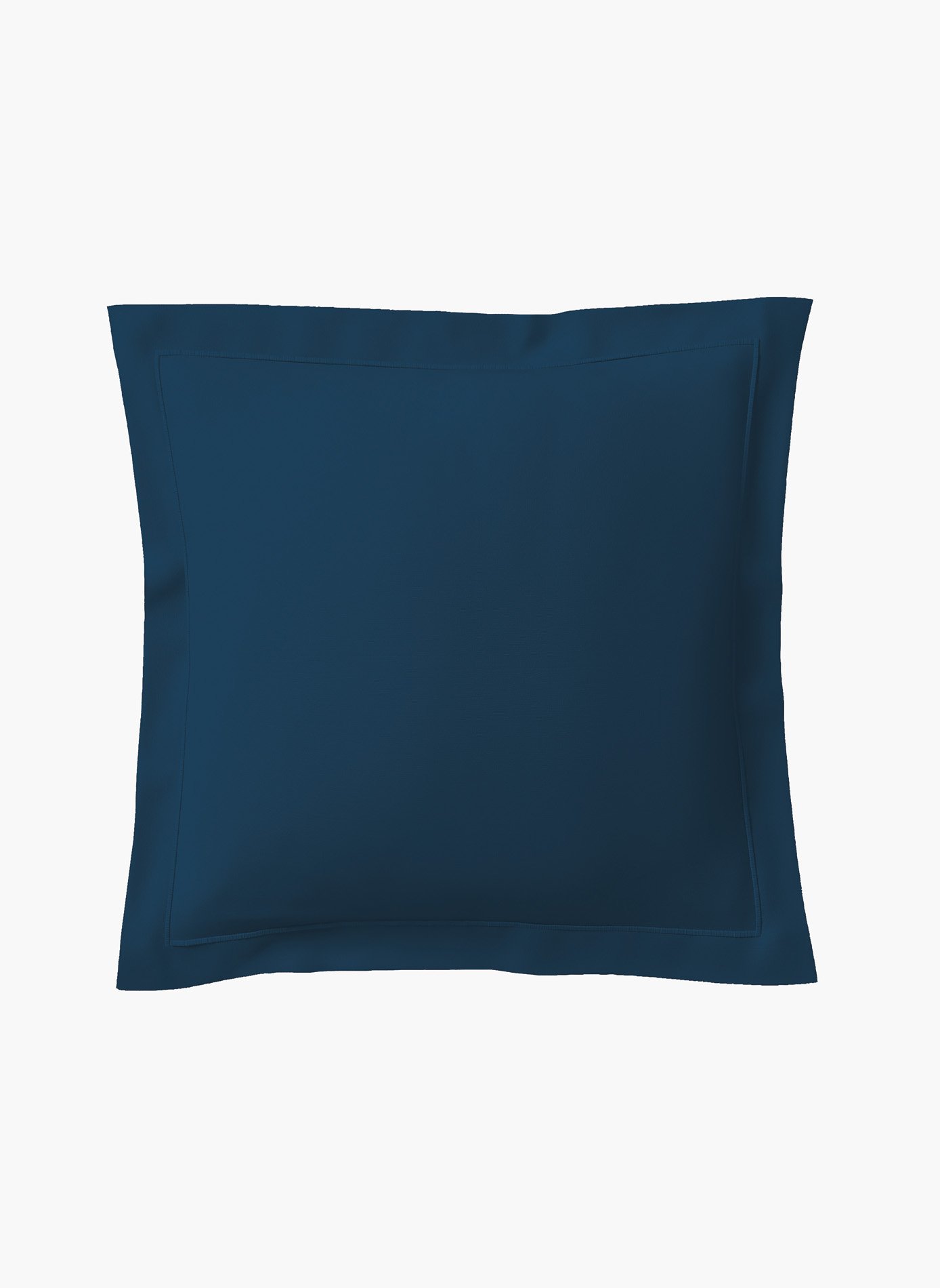 Taie d'oreiller vexin marine ANNE DE SOLENE Bleu