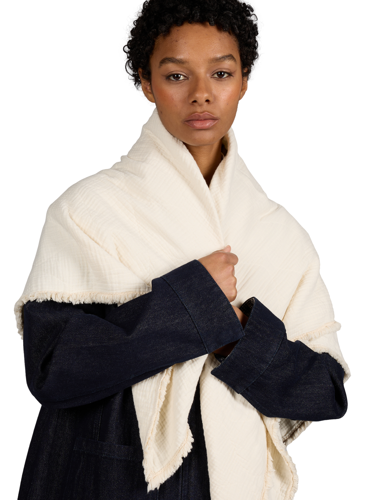 Echarpe Toronto en coton AOKYANOS Beige