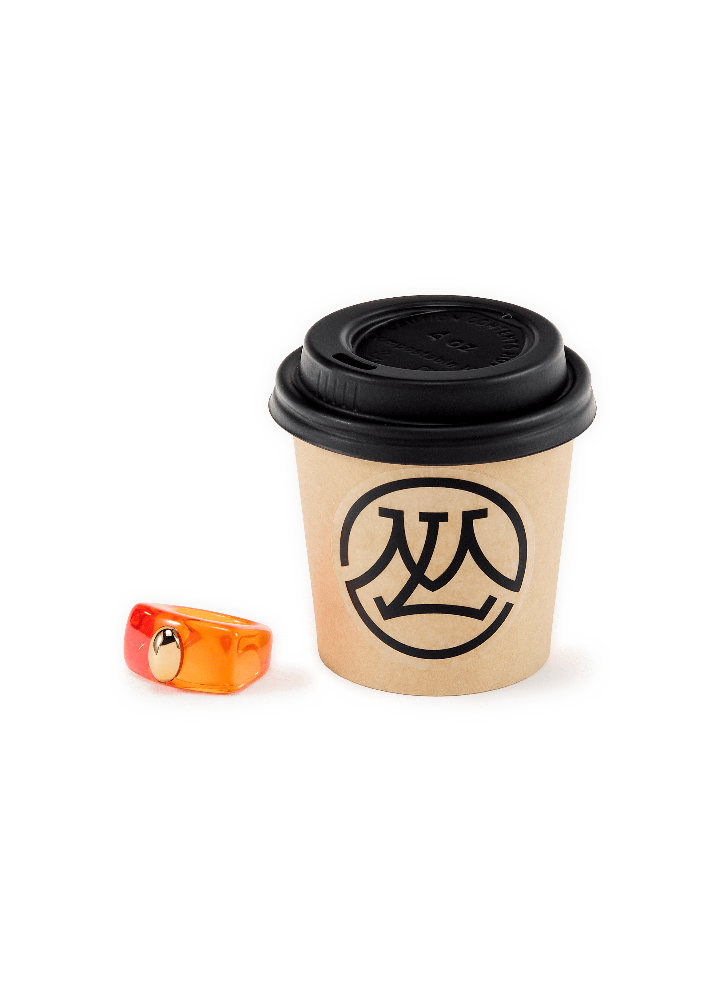 Orangina ring  LA MANSO Orange