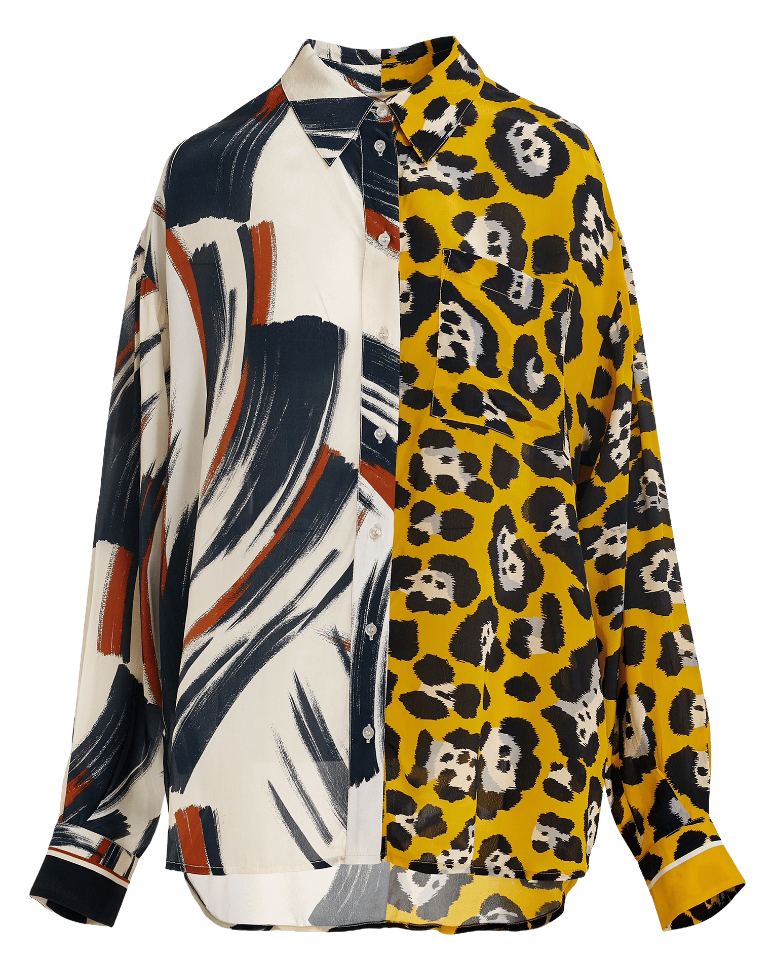 Chemise droite col classique imprimé jodoca ESSENTIEL ANTWERP Multicolore