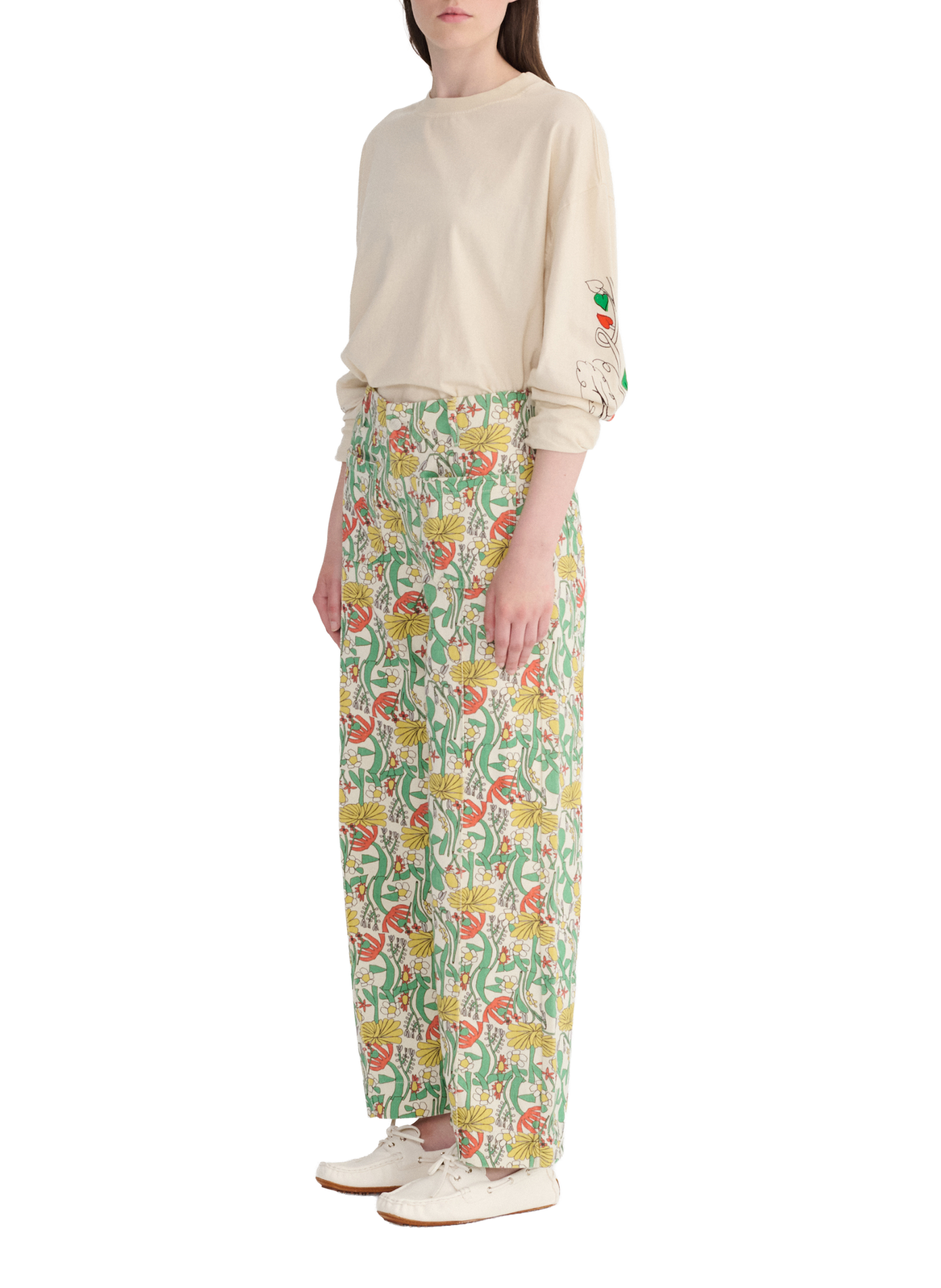 Straight and loose-fitting patterned trousers BOBO CHOSES Multicolour