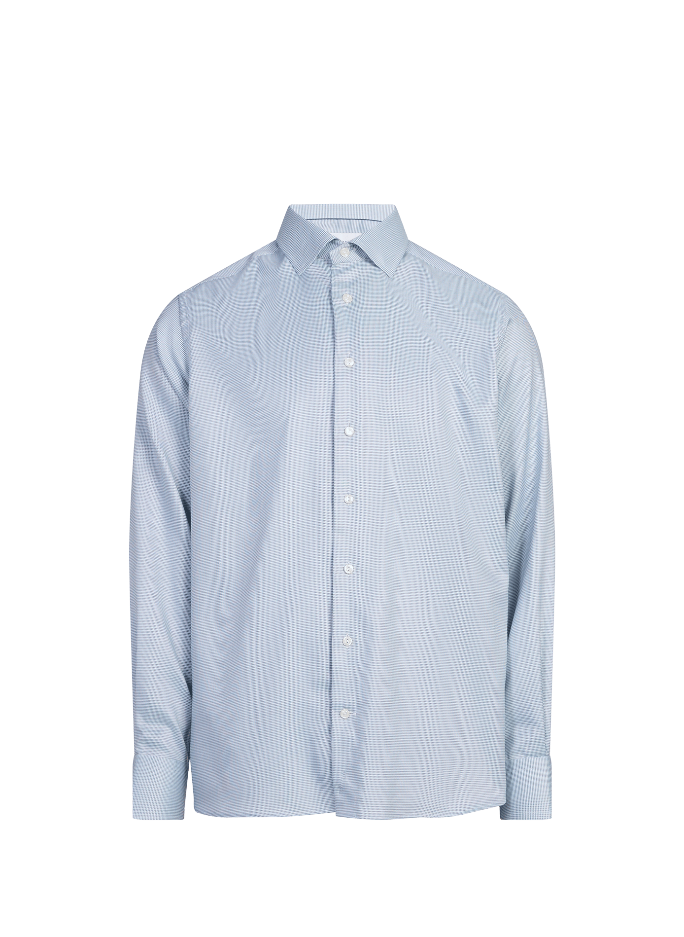 Cotton poplin shirt ETON Green