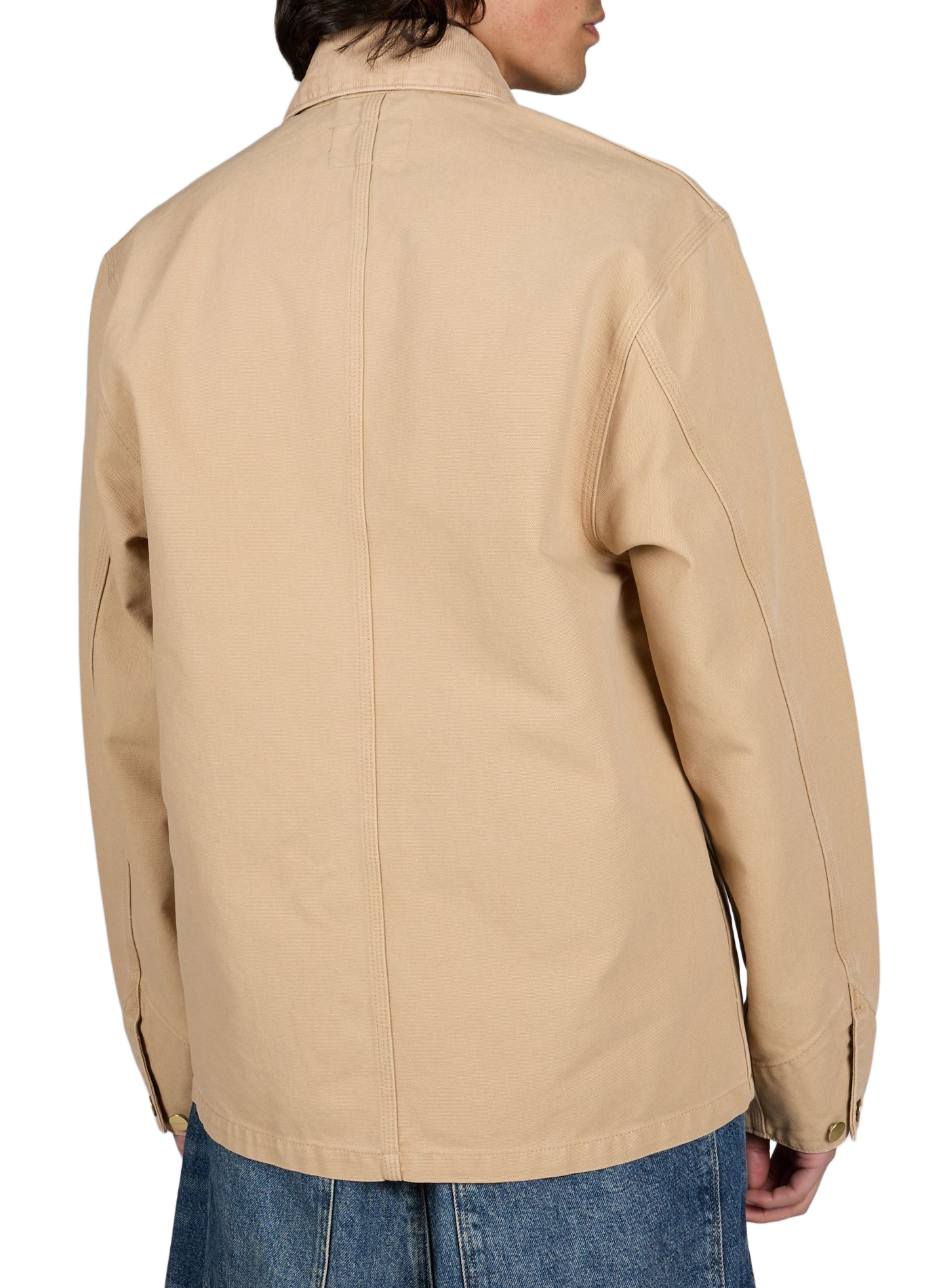 Veste col velours côtelé en coton CARHARTT WIP Marron