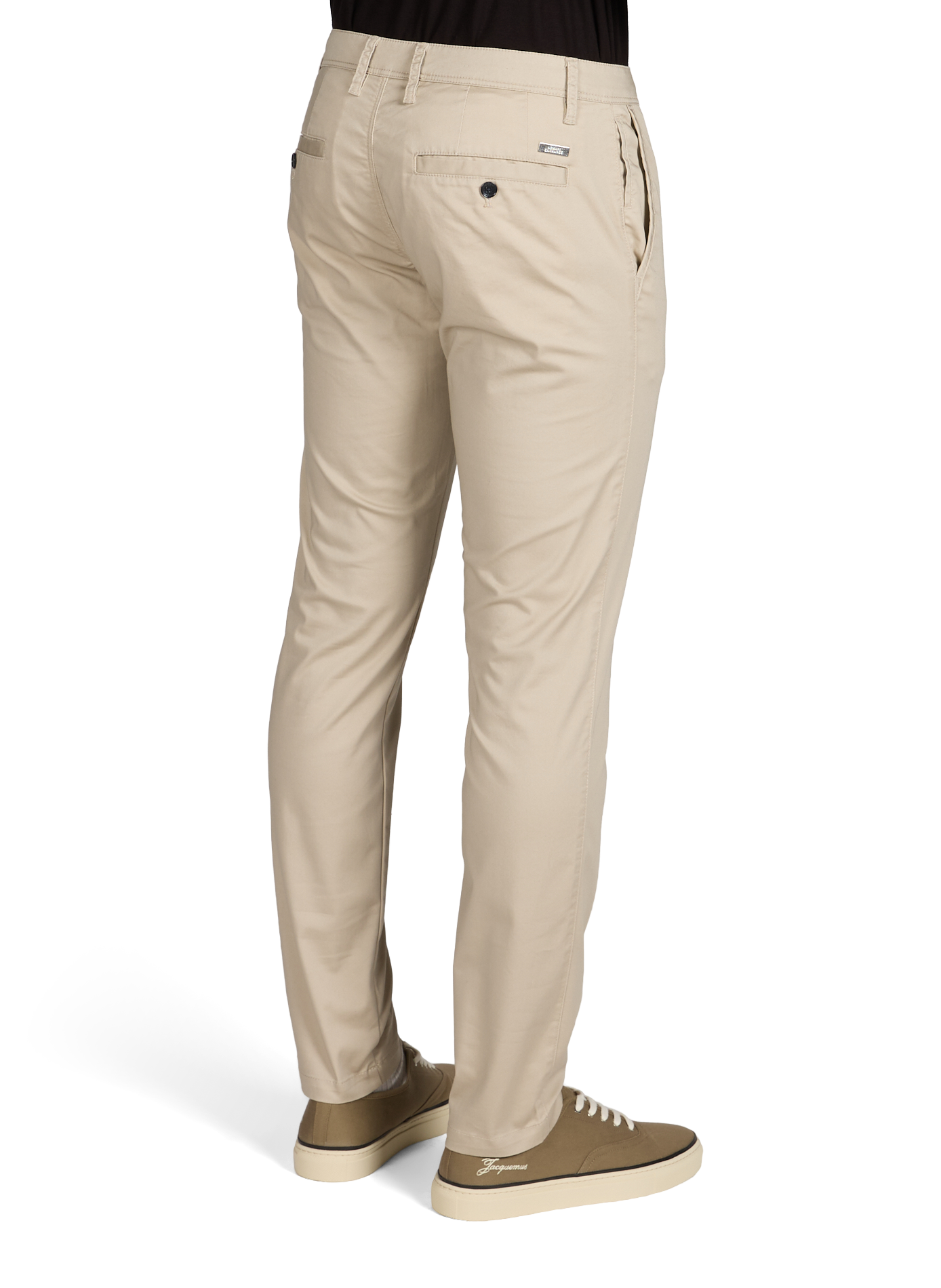 Cotton chino trousers ARMANI EXCHANGE Beige
