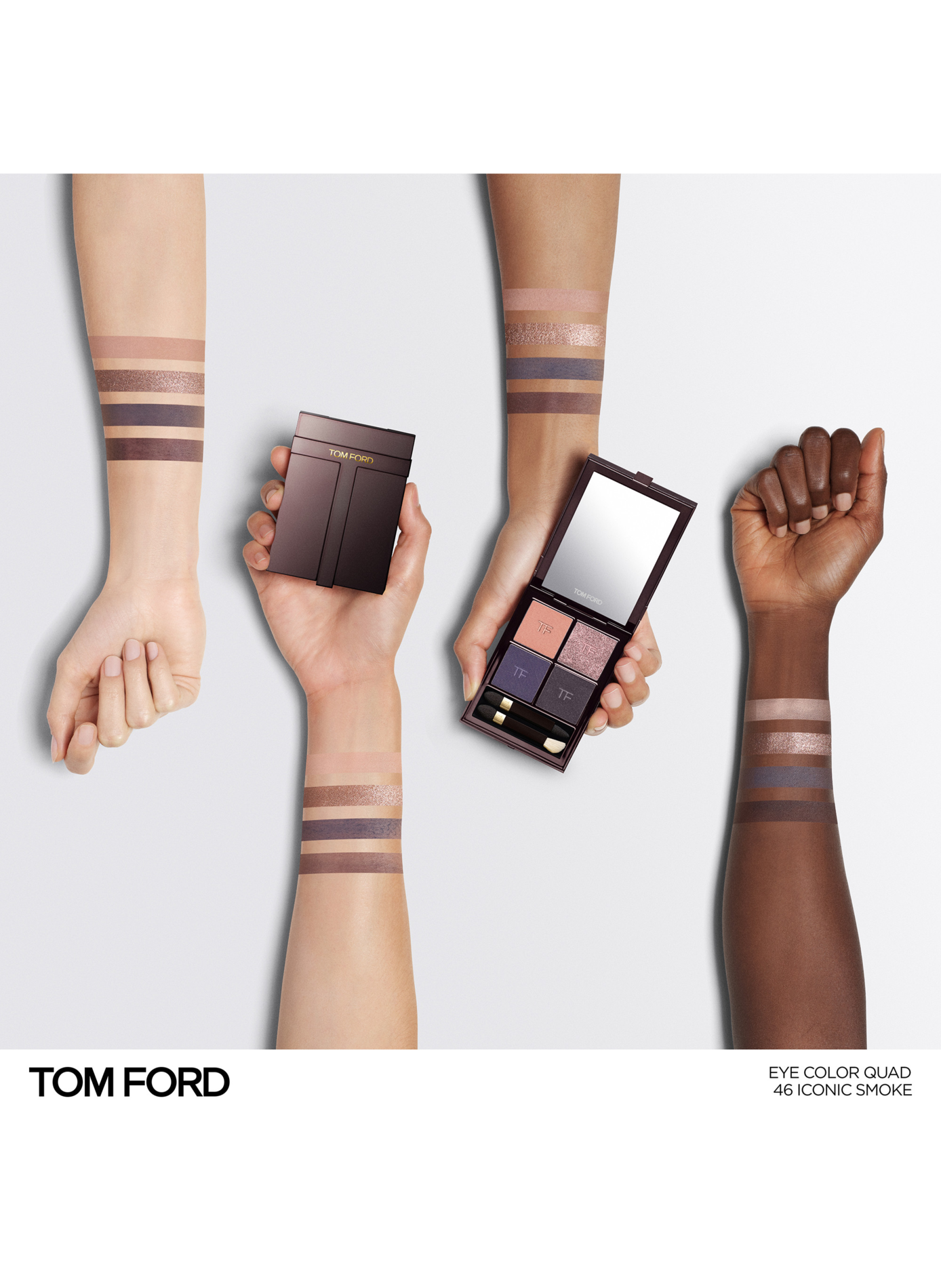 Palette di ombretti in crema TOM FORD 46 - iconic smoke