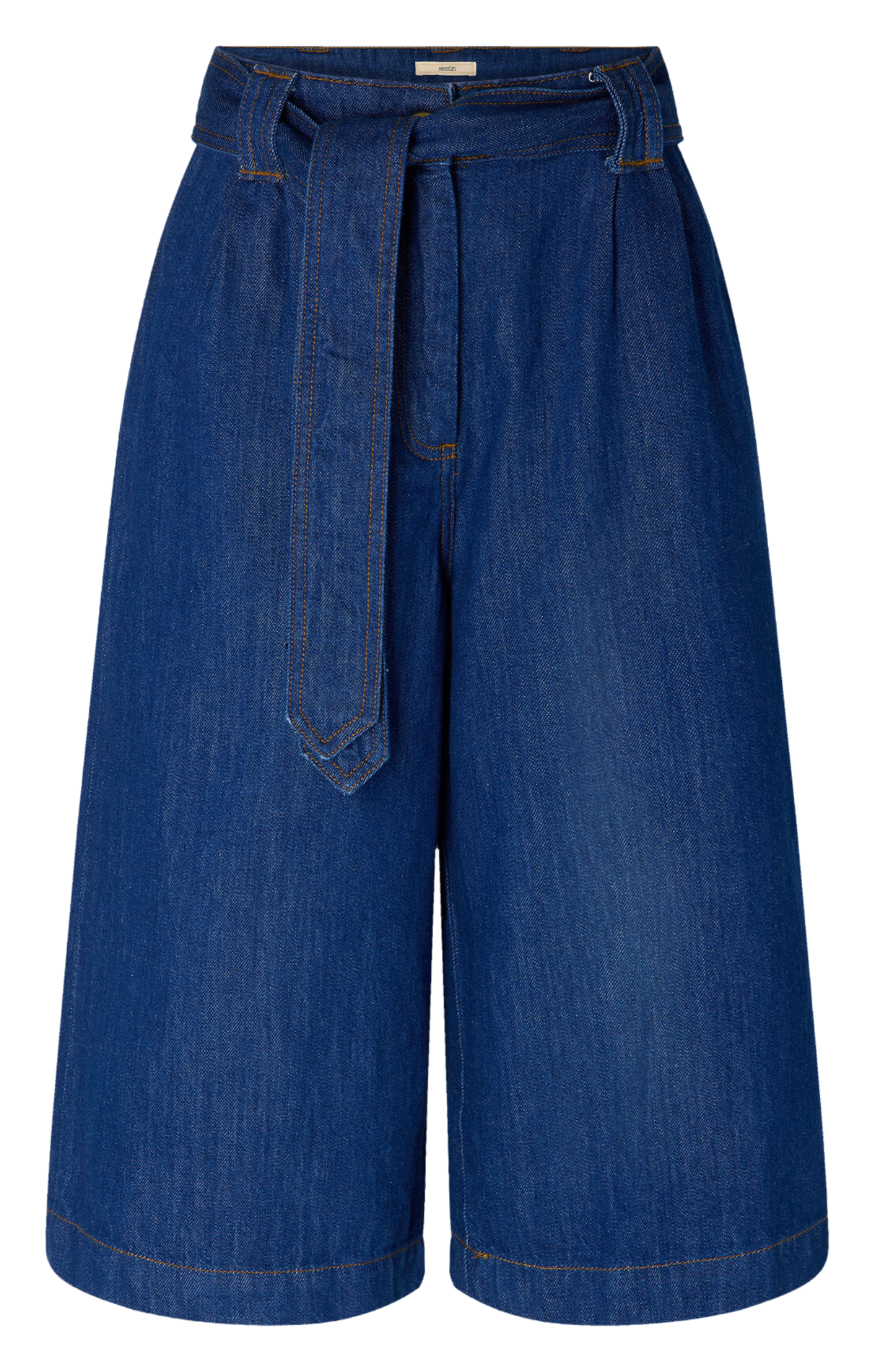 Bermuda oversize taille haute en coton marcoblue SESSUN Bleu