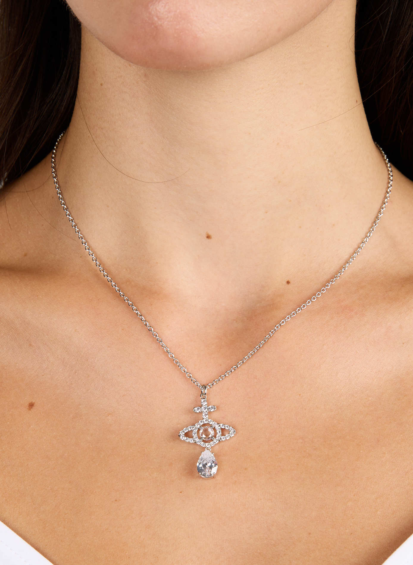 Ketting Olympia met hanger VIVIENNE WESTWOOD Zilver