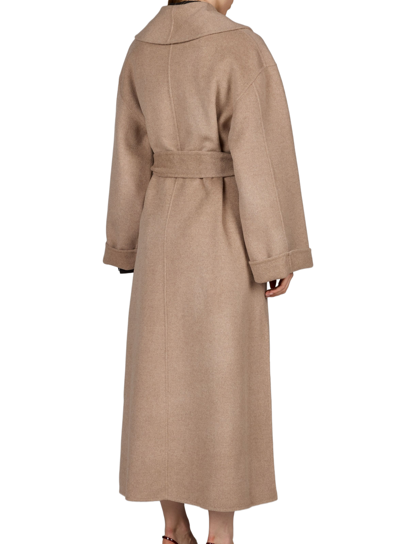 Manteau oversize en laine BY MALENE BIRGER Marron