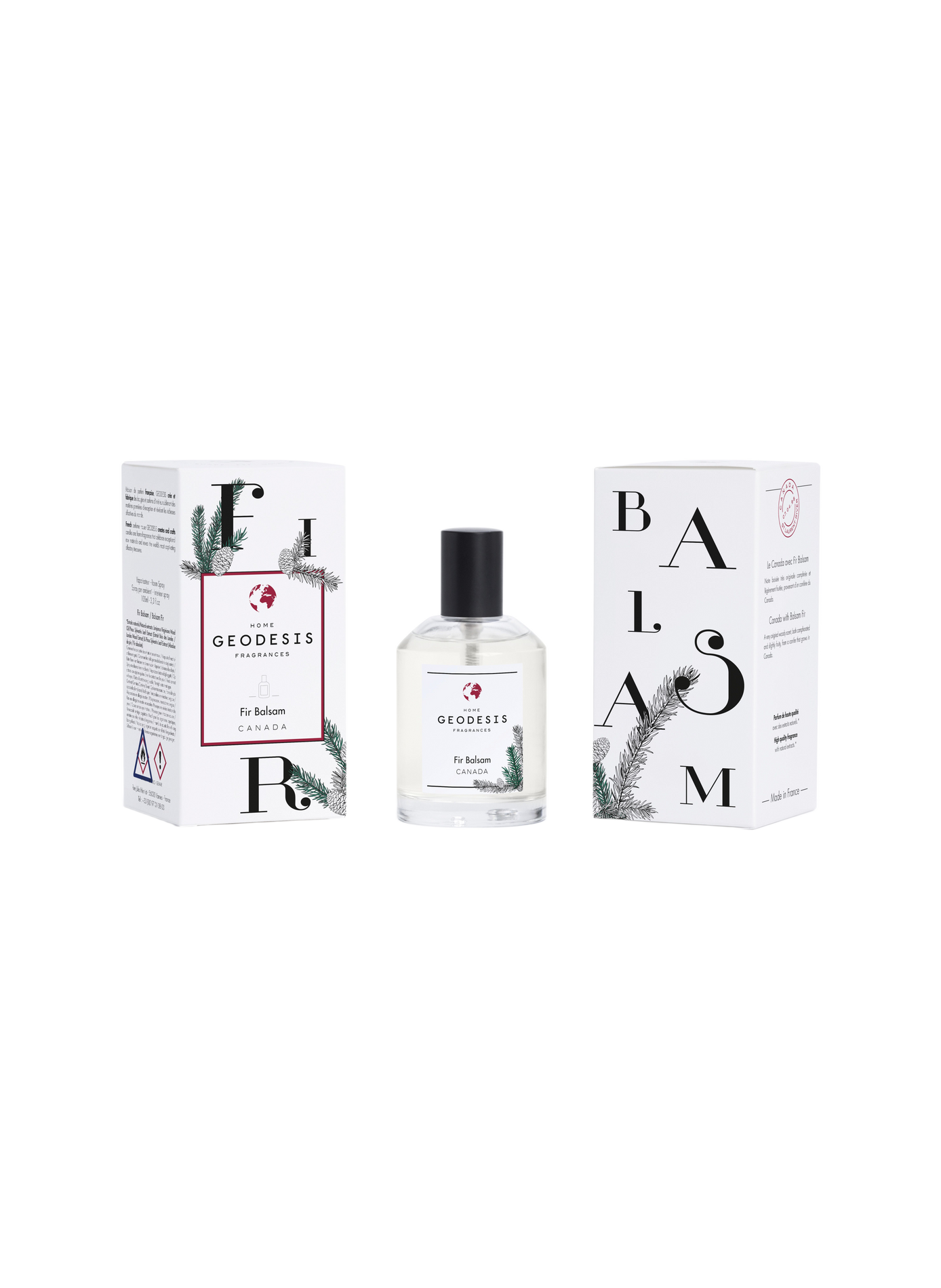 Vaporisateur d'ambiance 100ml Fir Balsam GEODESIS Transparent