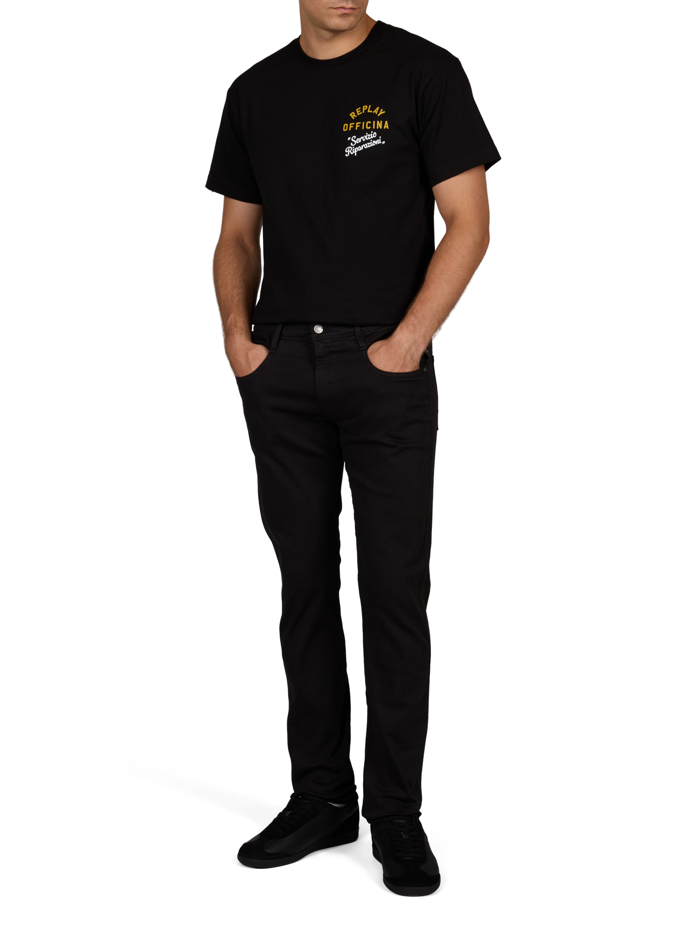 Slim-fit jeans REPLAY Black