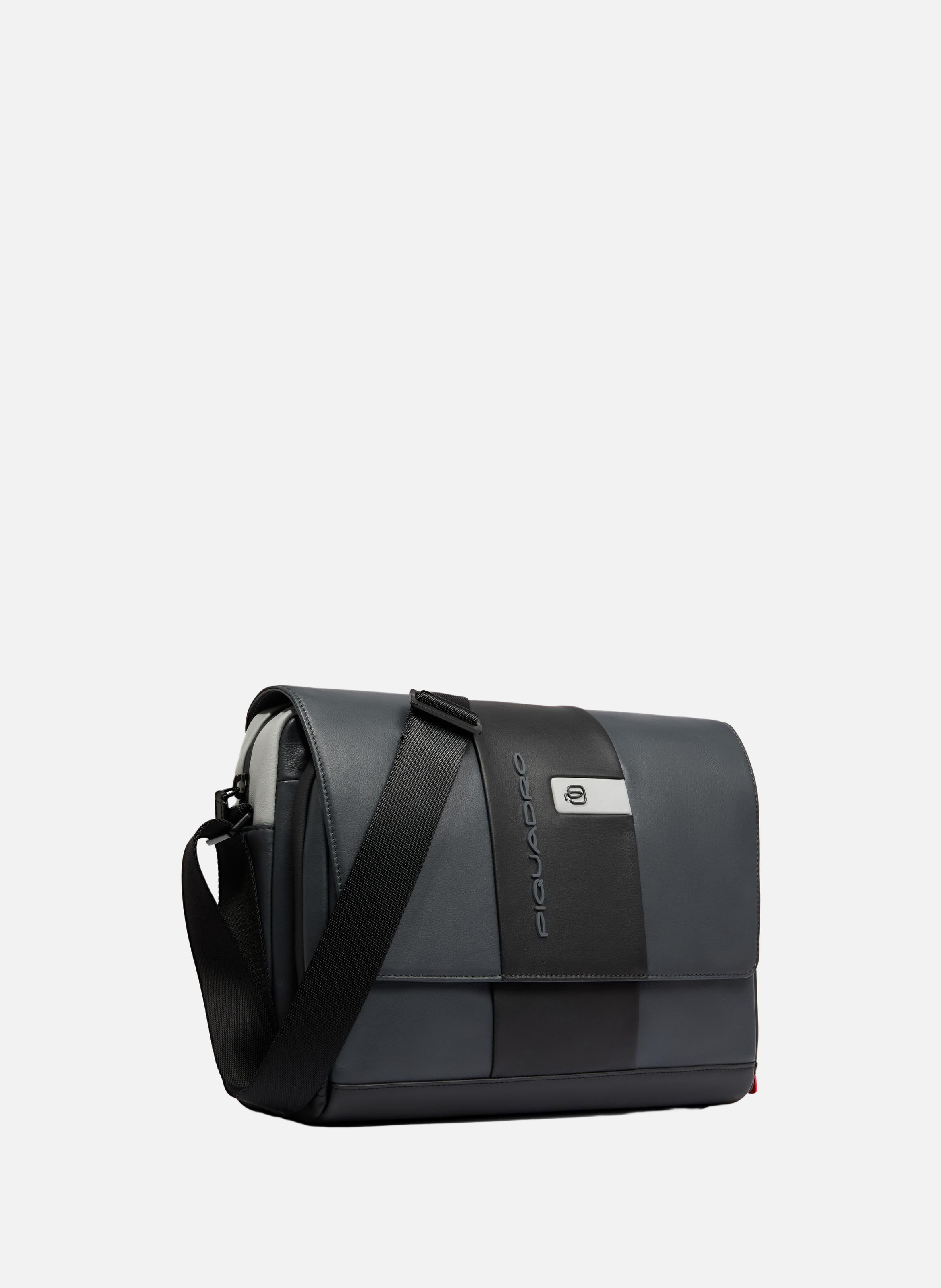 Sac coursier d'ordinateur 14" PIQUADRO Gris
