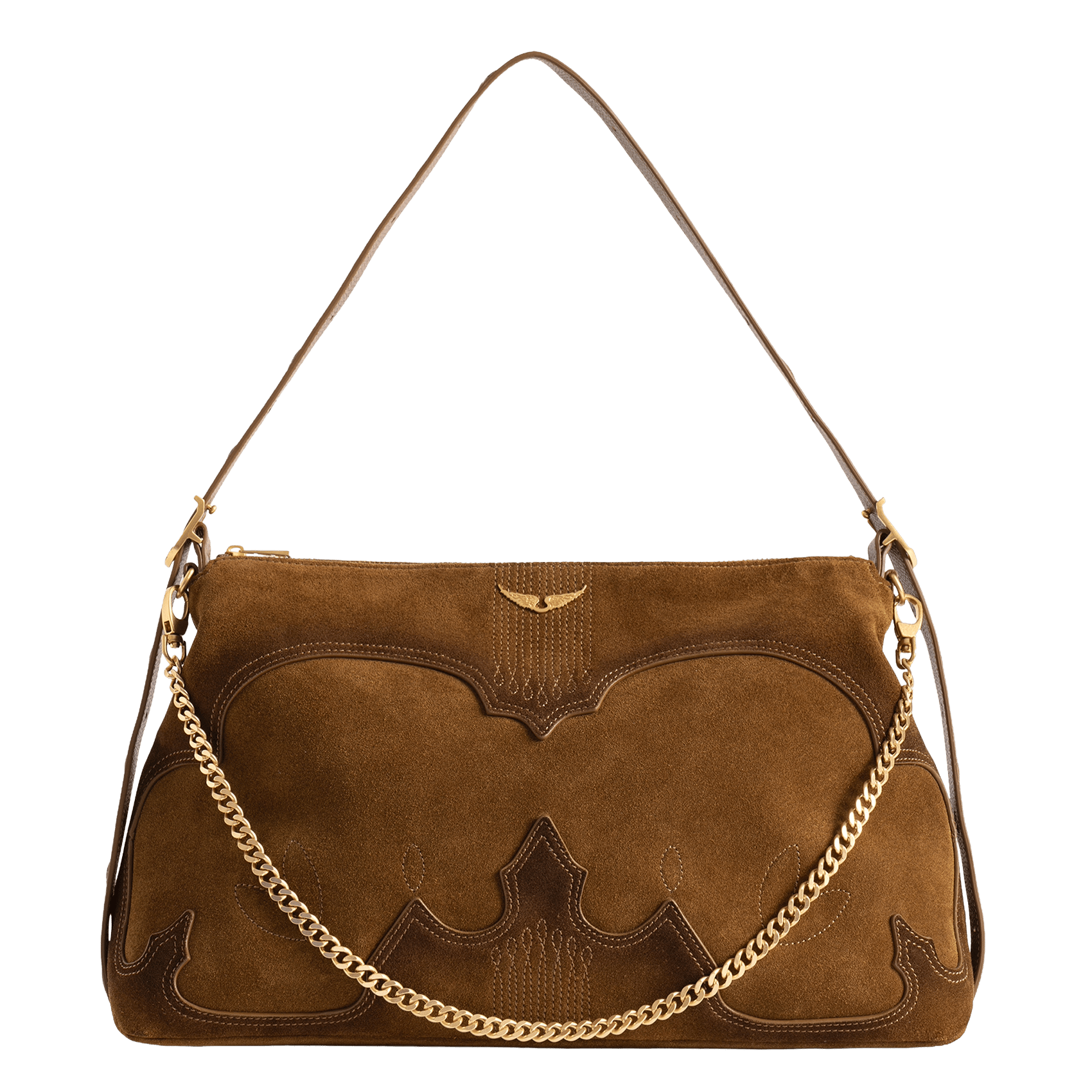 Zachte western suède tas Jim ZADIG&VOLTAIRE Bruin