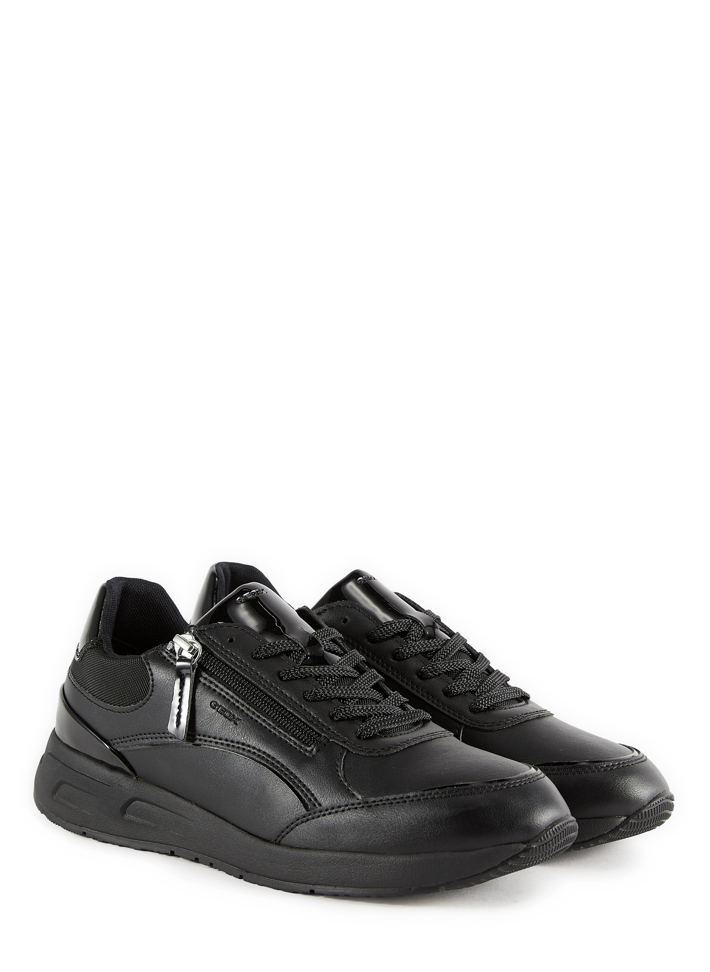 Bulmya low-top sneakers in mixed materials GEOX Black