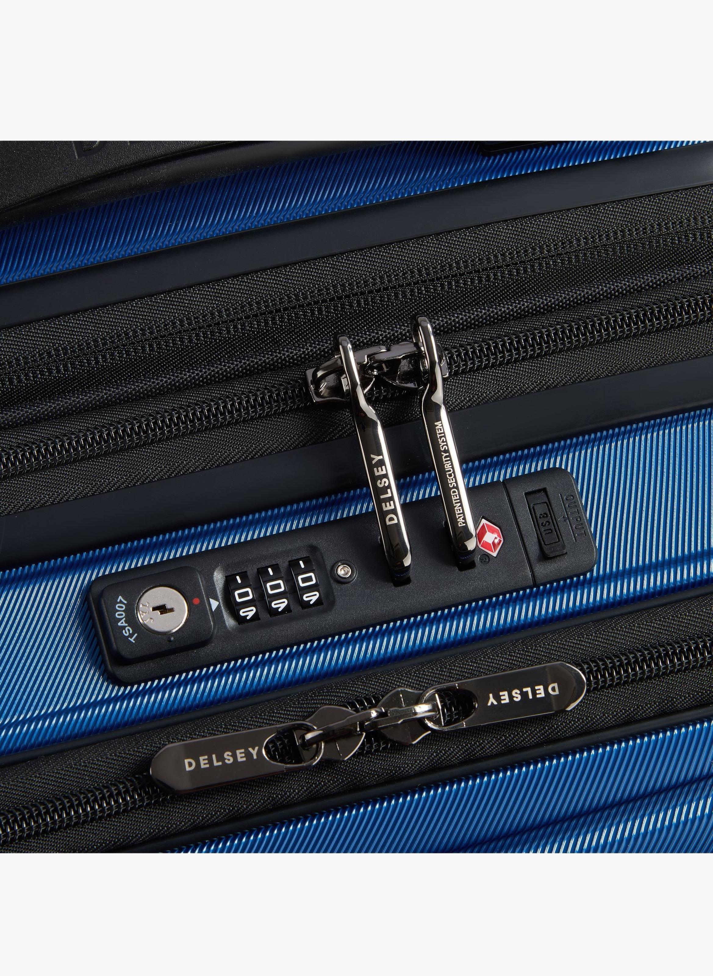 Valise cabine rigide taille s - shadow 5.0 DELSEY PARIS Bleu