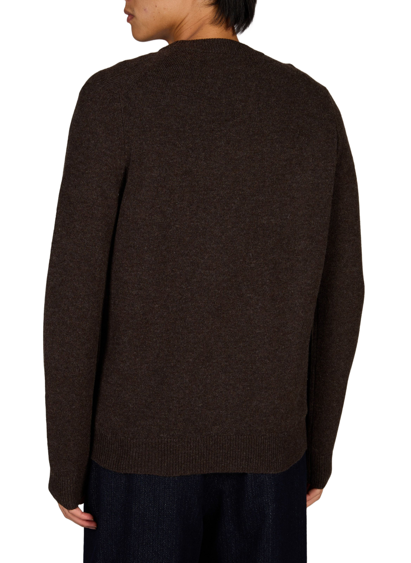 Gerader Merinowollpullover SAMSOE SAMSOE Braun