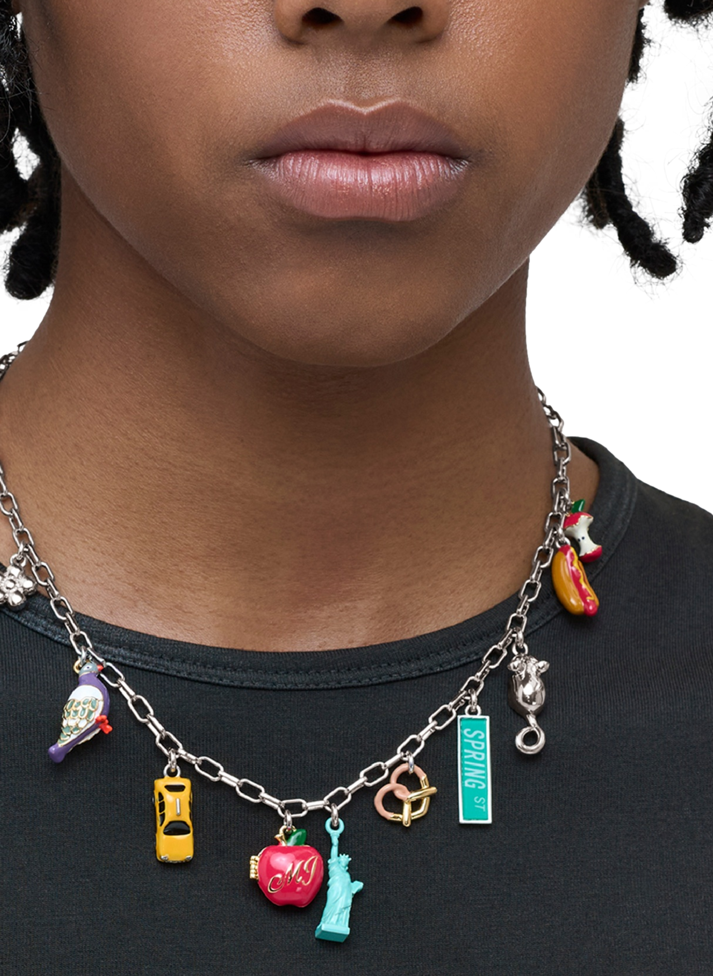 Collier Charms The City New York MARC JACOBS Multicolore