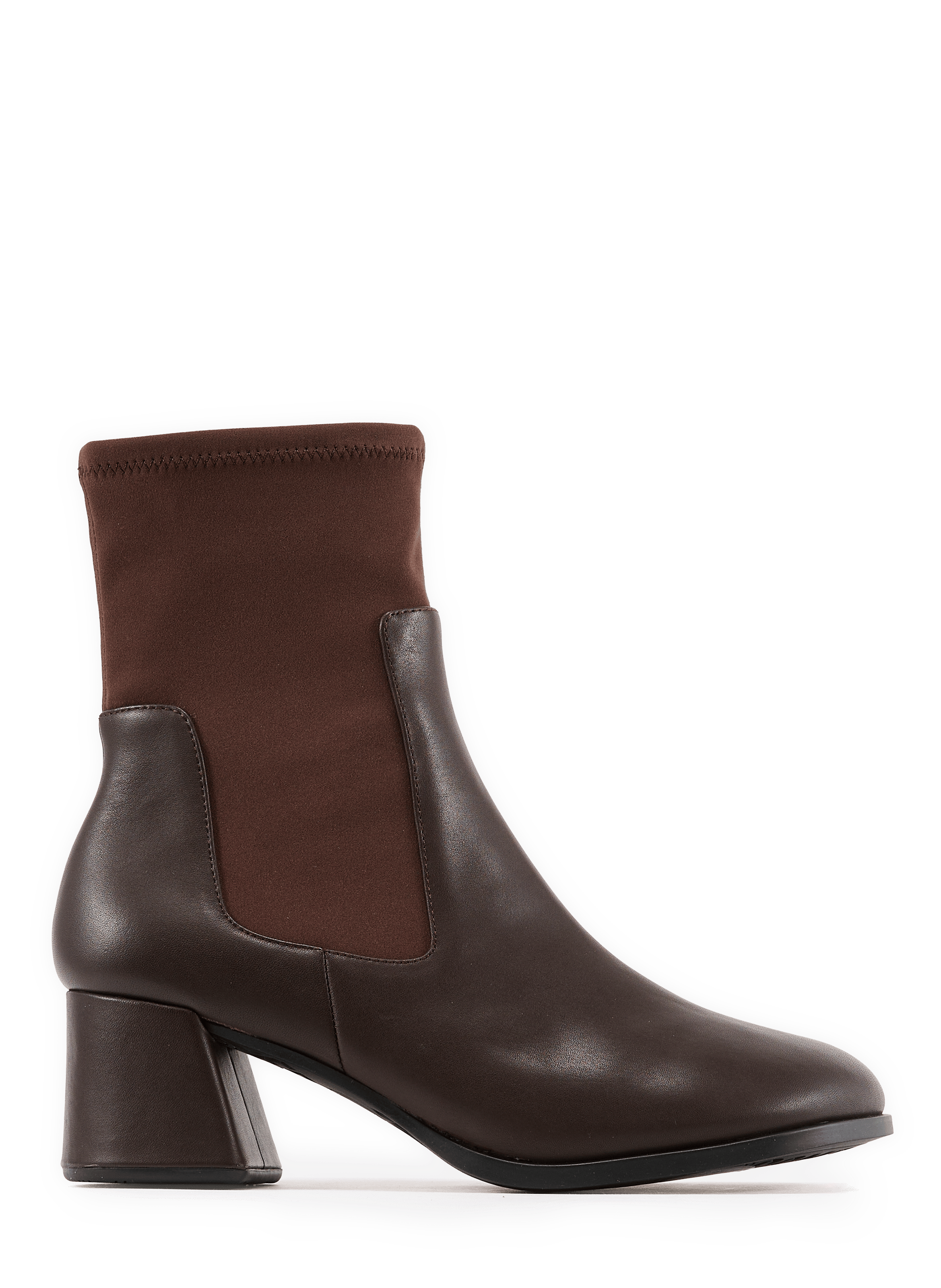 Bottines en cuir mélangé CAMPER Braun