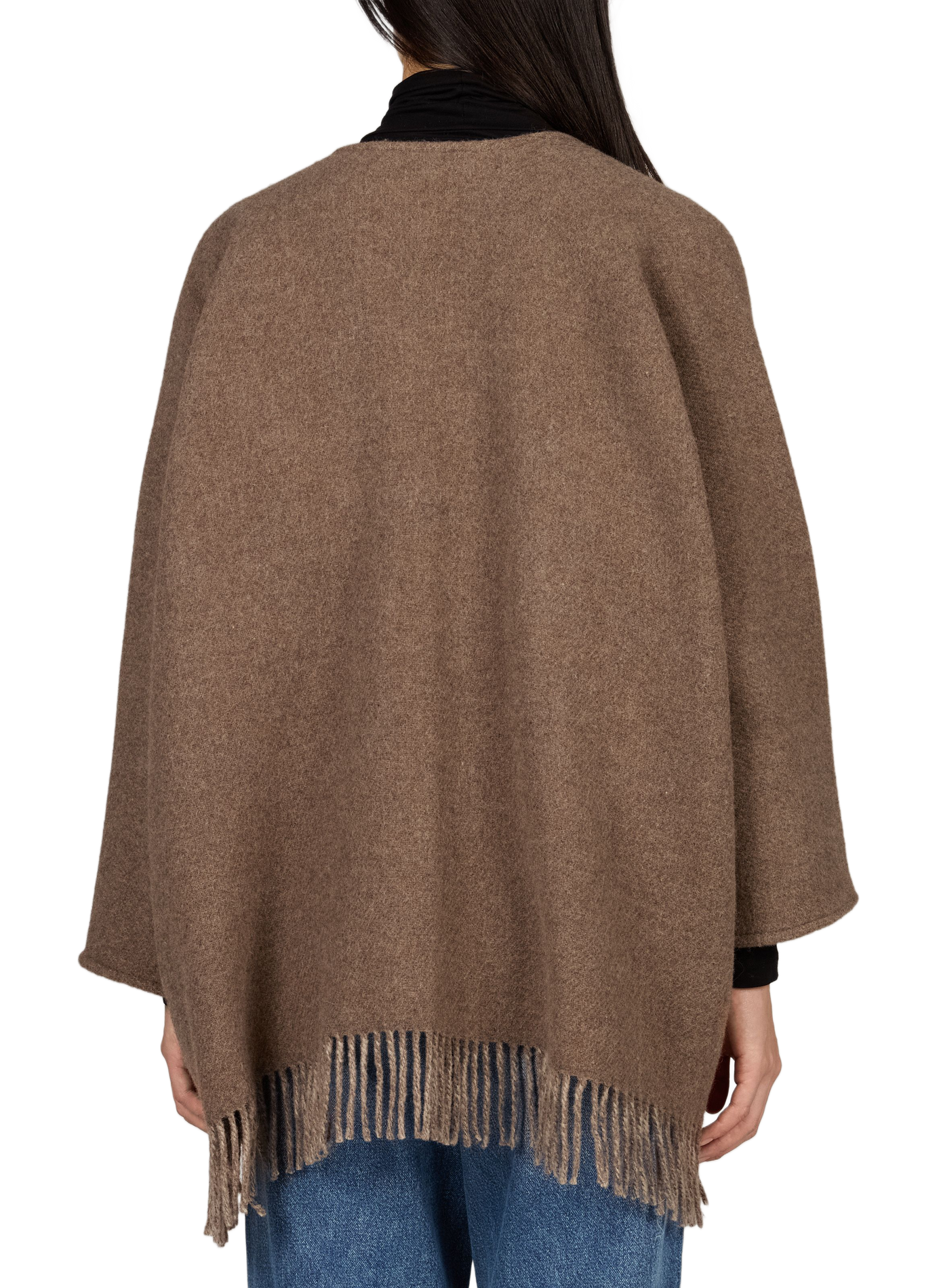 Blended wool poncho LAURENCE TAVERNIER Beige