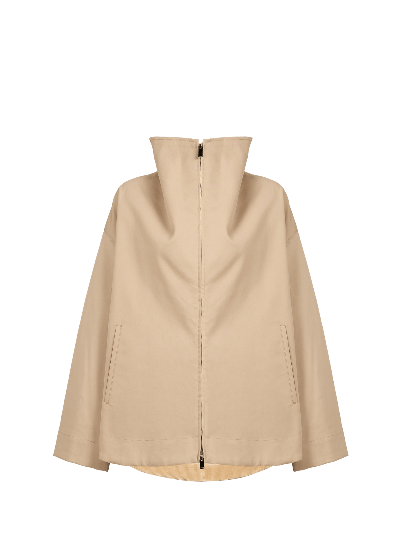 Weite Baumwolljacke TOTEME Beige