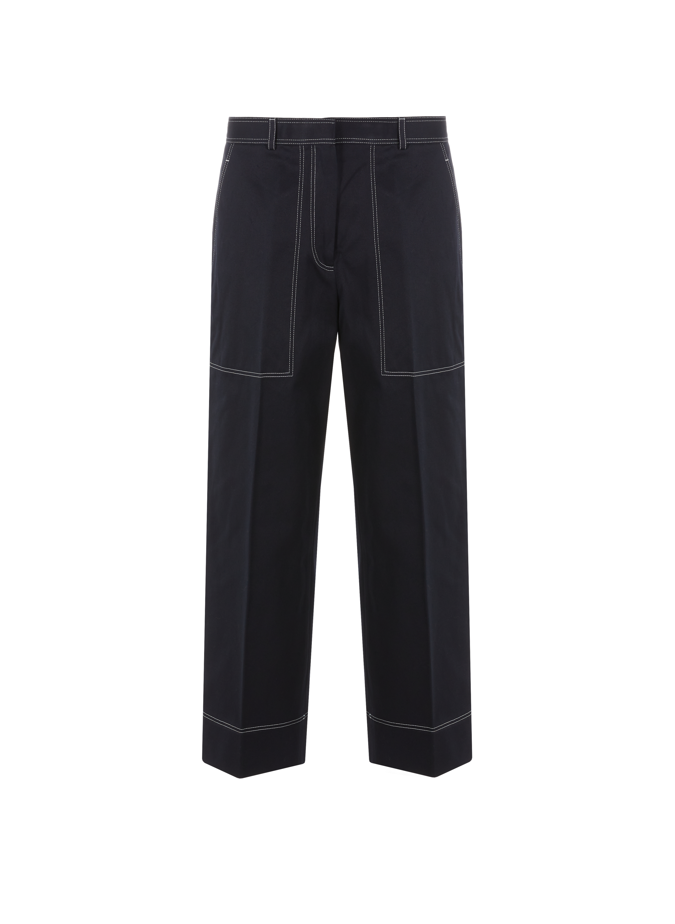 Pantalon large en coton