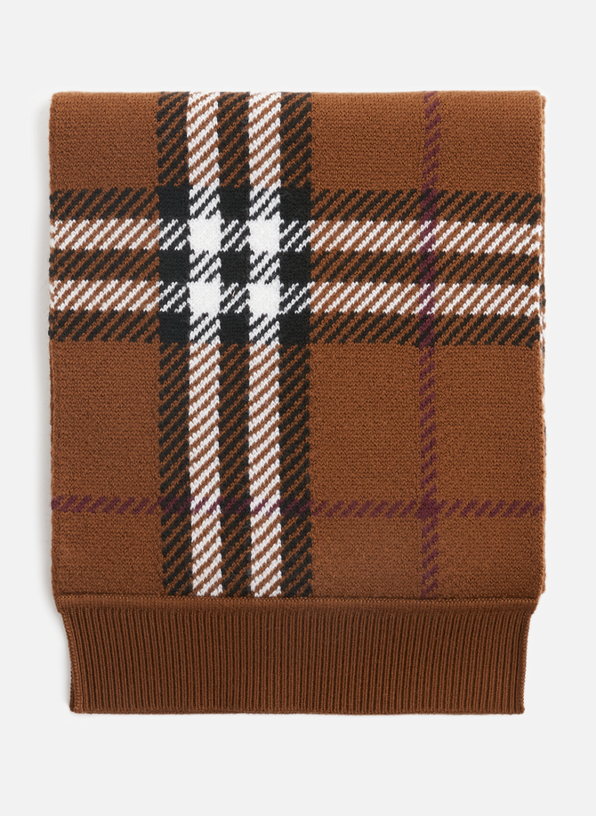 Vintage check wool scarf BURBERRY
