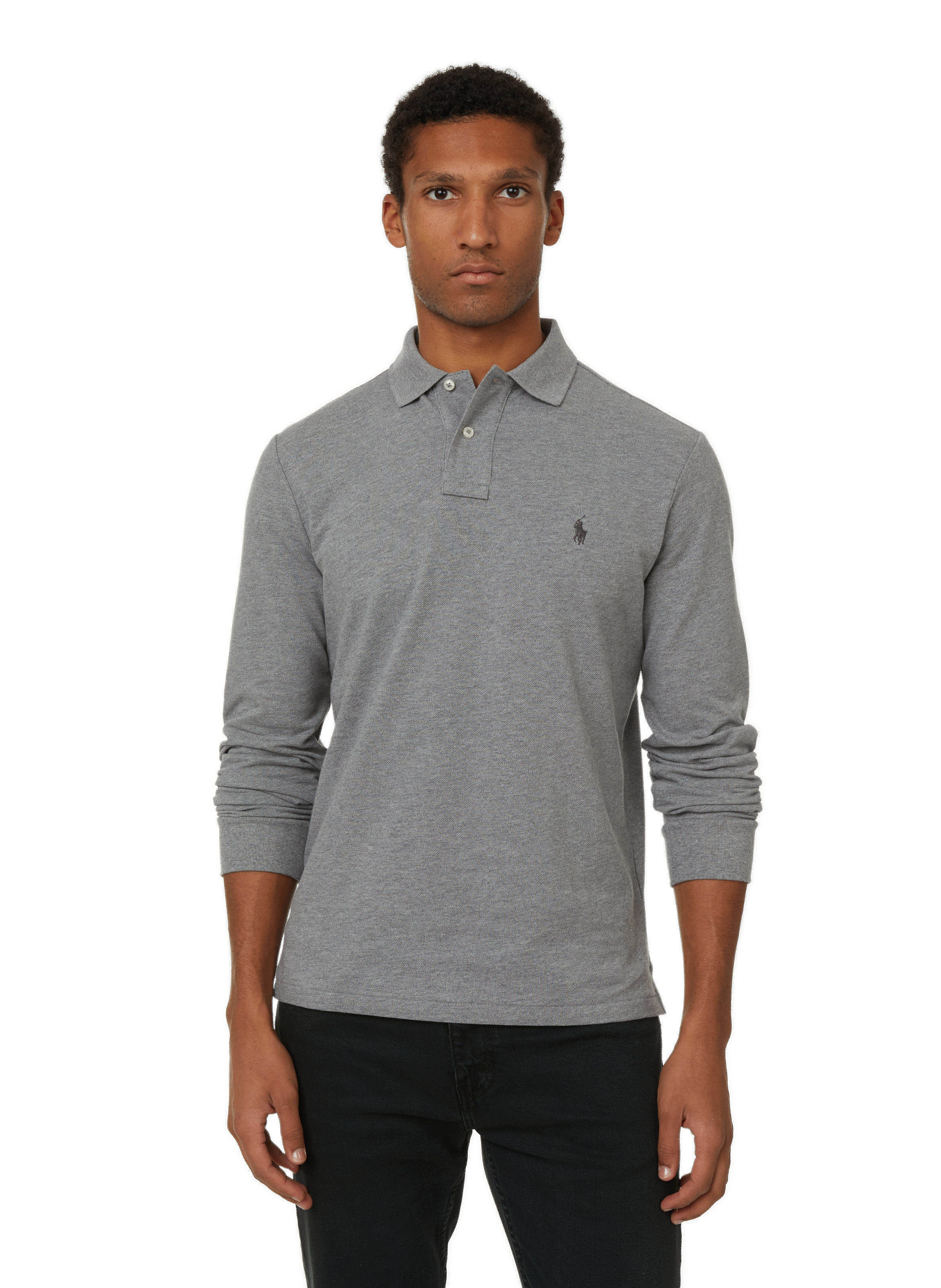 POLO RALPH LAUREN Polo en coton piqué Gris