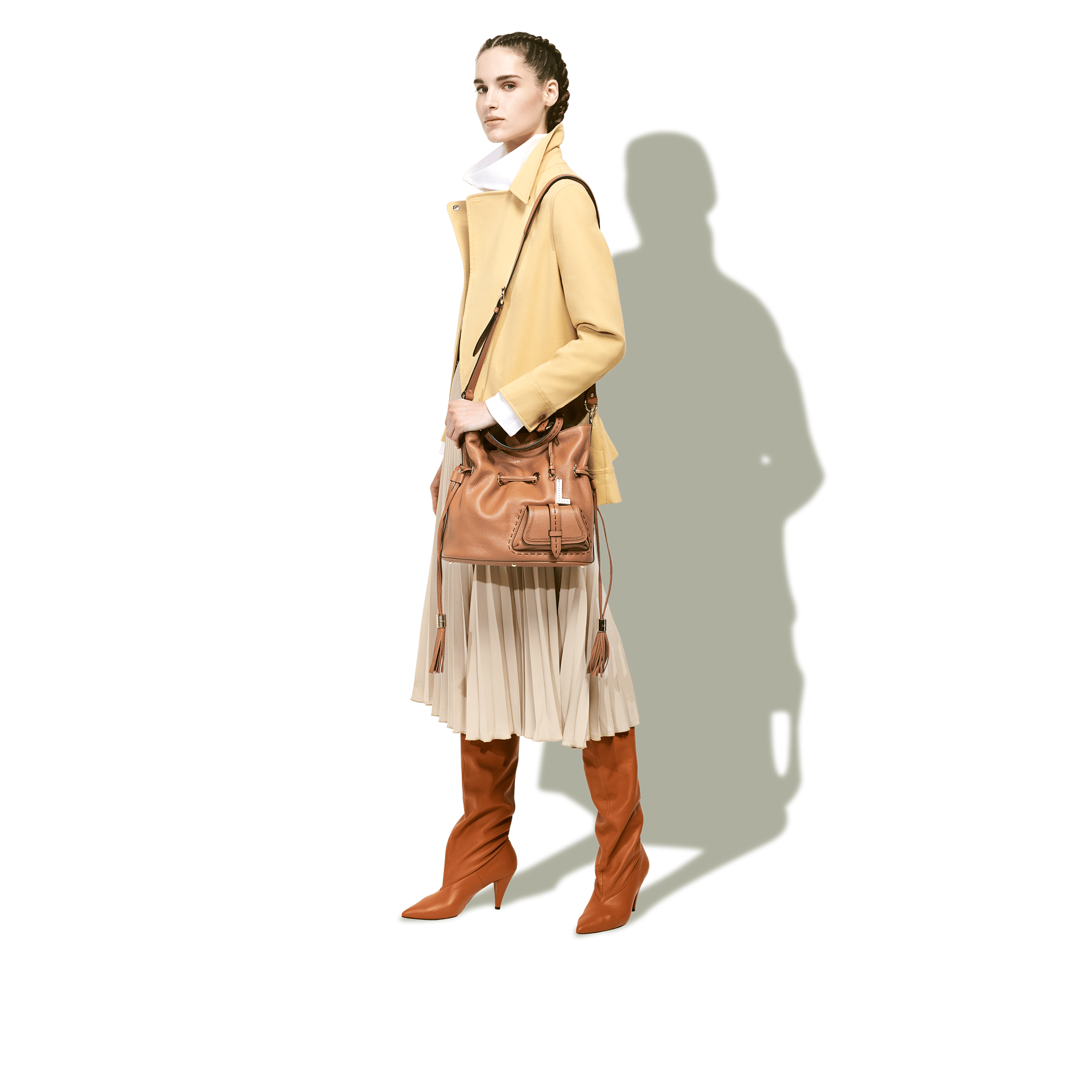 Sac seau m - premier flirt de lancel LANCEL Marron