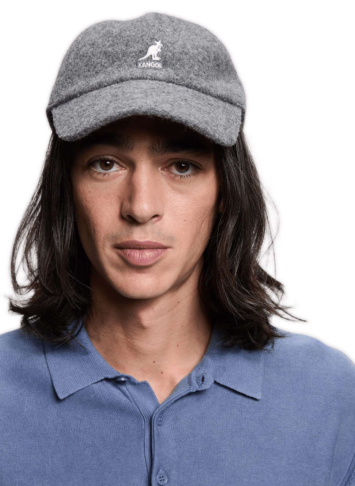 Wool baseball cap KANGOL Grey