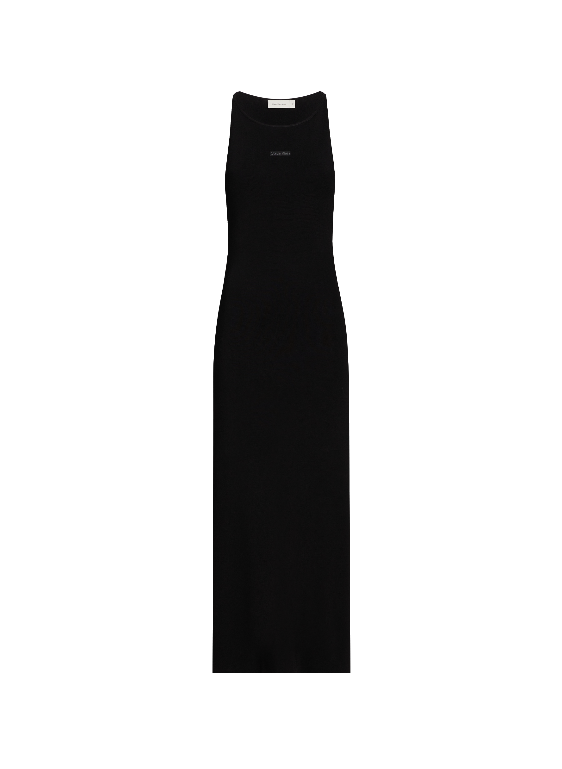 Robe longue slim en maille CALVIN KLEIN Noir