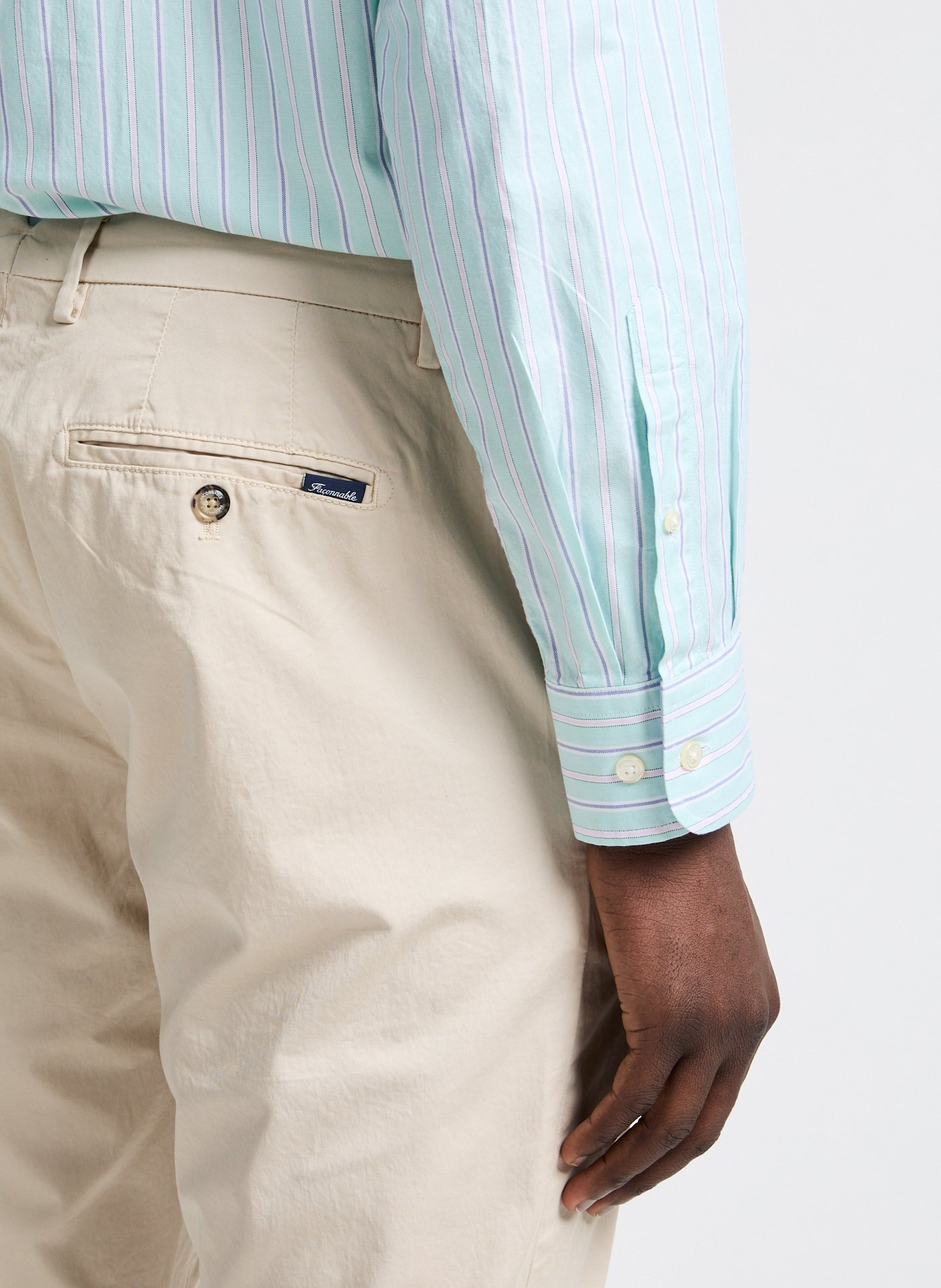 Night blue trousers - The Air Uniform FACONNABLE Beige